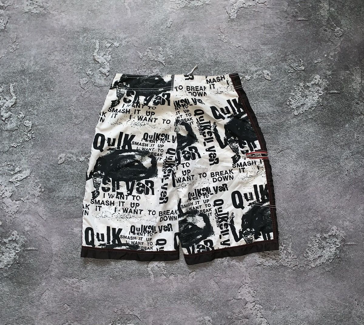 Quicksilver × Quiksilver Quiksilver surf surfing shorts vintage art nylon cargo Size US 36 / EU 52 - 10 Thumbnail