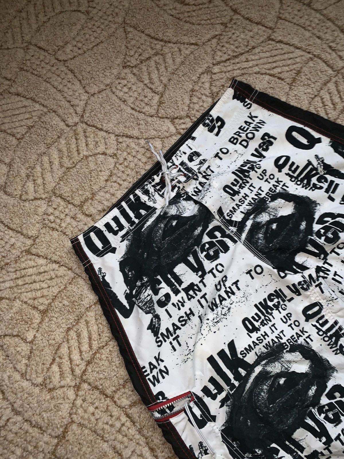 Quicksilver × Quiksilver Quiksilver surf surfing shorts vintage art nylon cargo Size US 36 / EU 52 - 12 Thumbnail