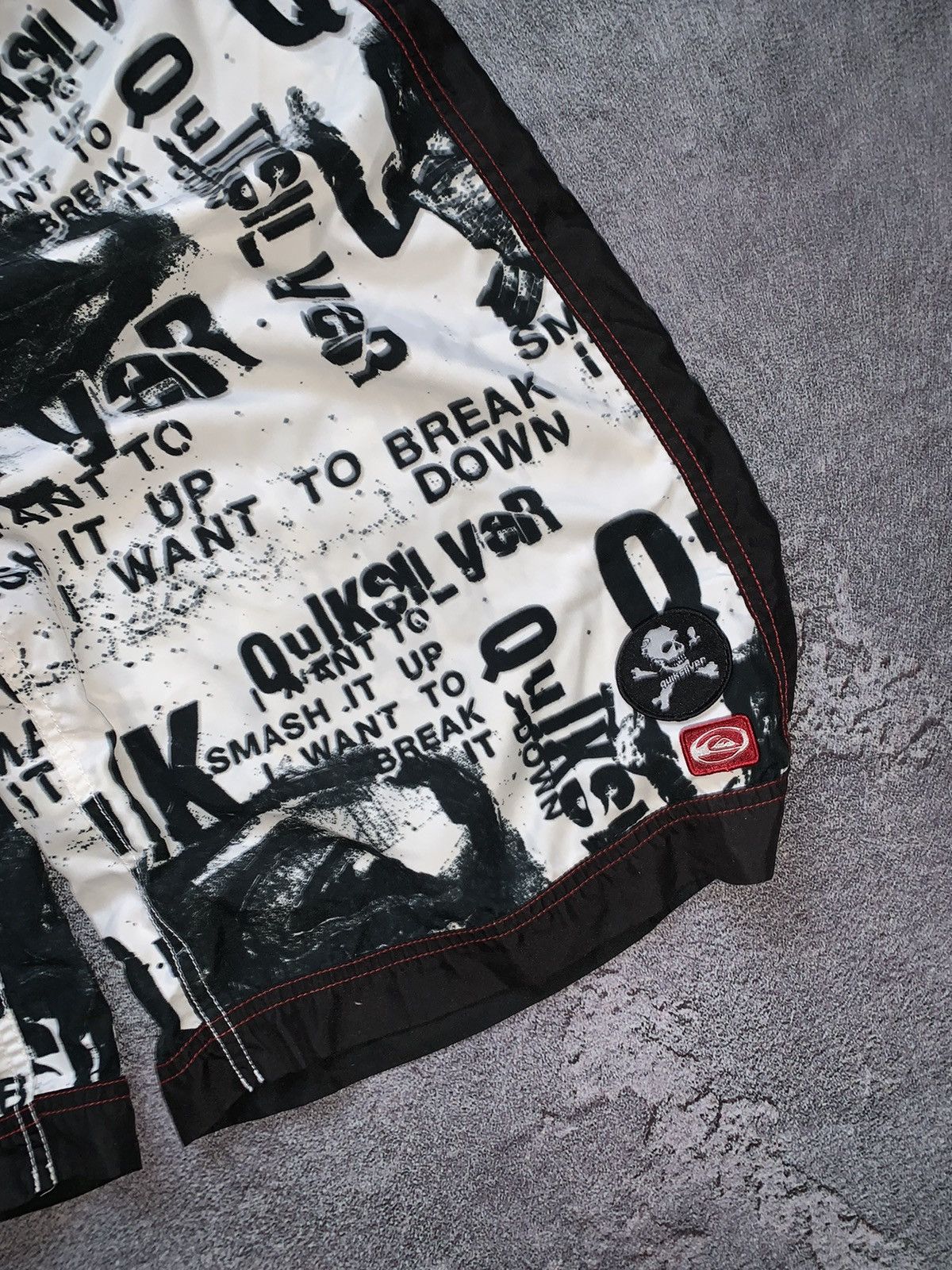 Quicksilver × Quiksilver Quiksilver surf surfing shorts vintage art nylon cargo Size US 36 / EU 52 - 4 Thumbnail