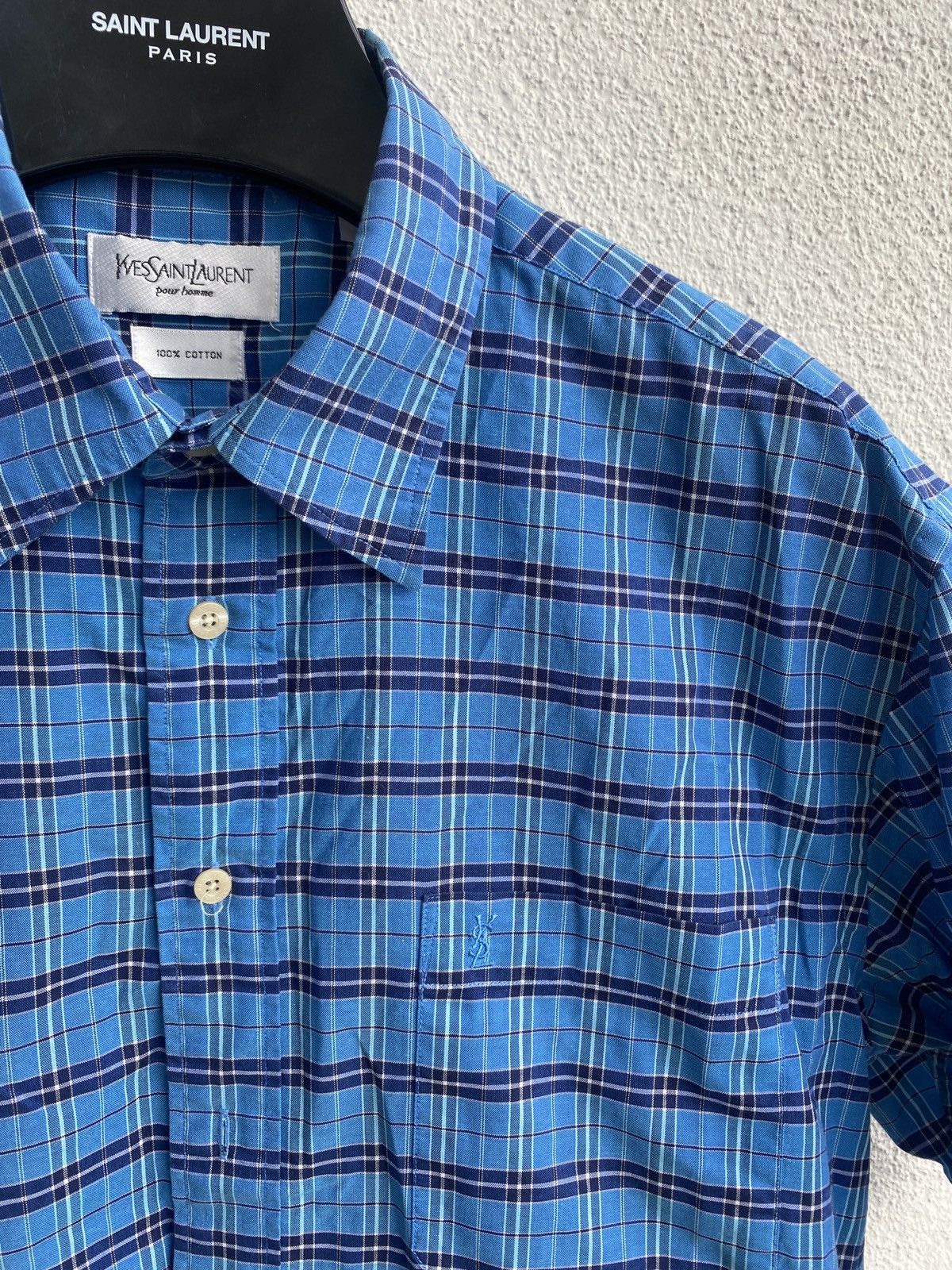 Yves Saint Laurent Summer YSL Shirt Cotton Yves Saint Laurent Shirt Size US M / EU 48-50 / 2 - 4 Thumbnail