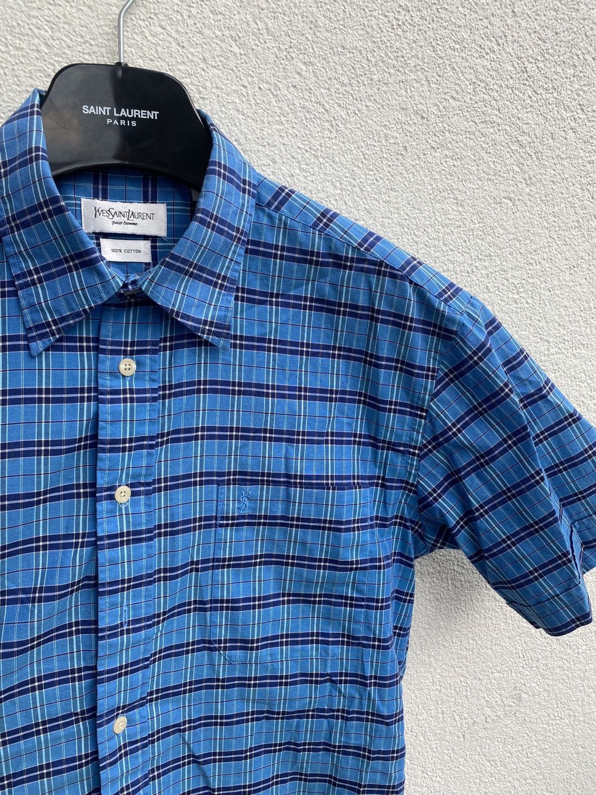 Yves Saint Laurent Summer YSL Shirt Cotton Yves Saint Laurent Shirt Size US M / EU 48-50 / 2 - 1 Thumbnail