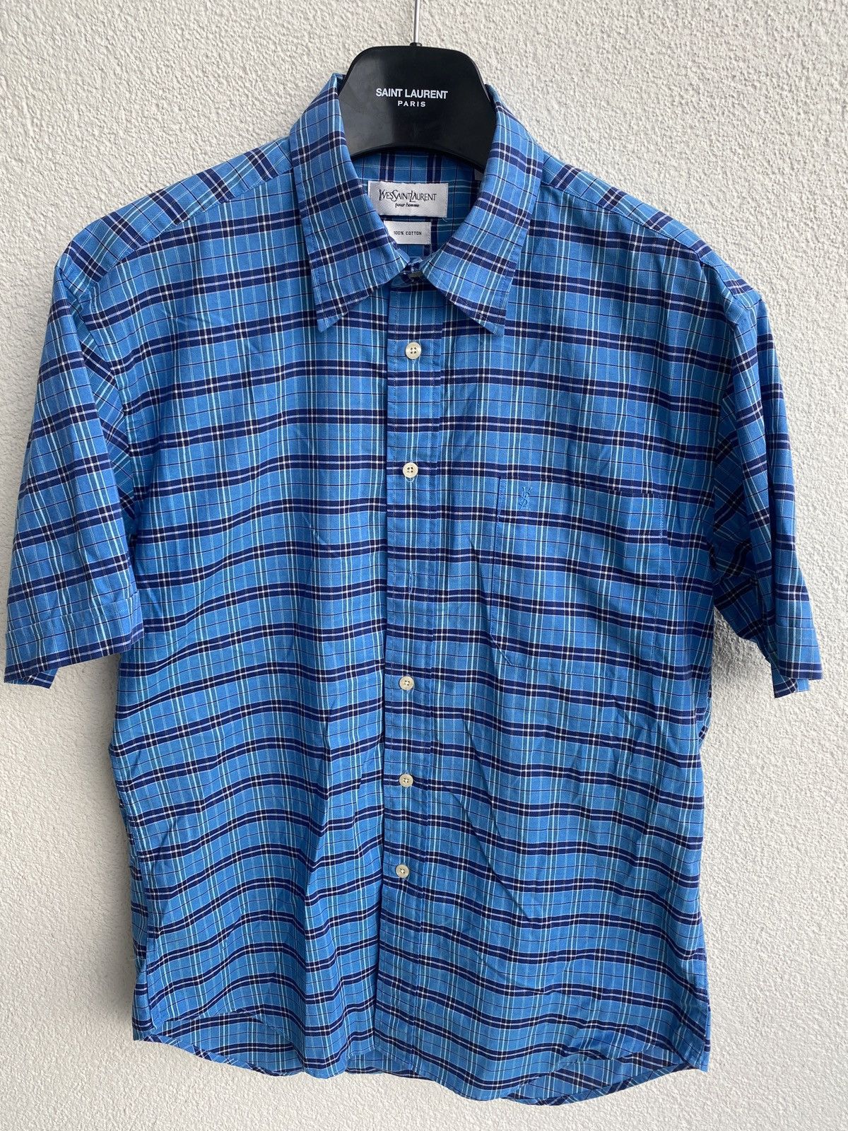 Yves Saint Laurent Summer YSL Shirt Cotton Yves Saint Laurent Shirt Size US M / EU 48-50 / 2 - 3 Thumbnail