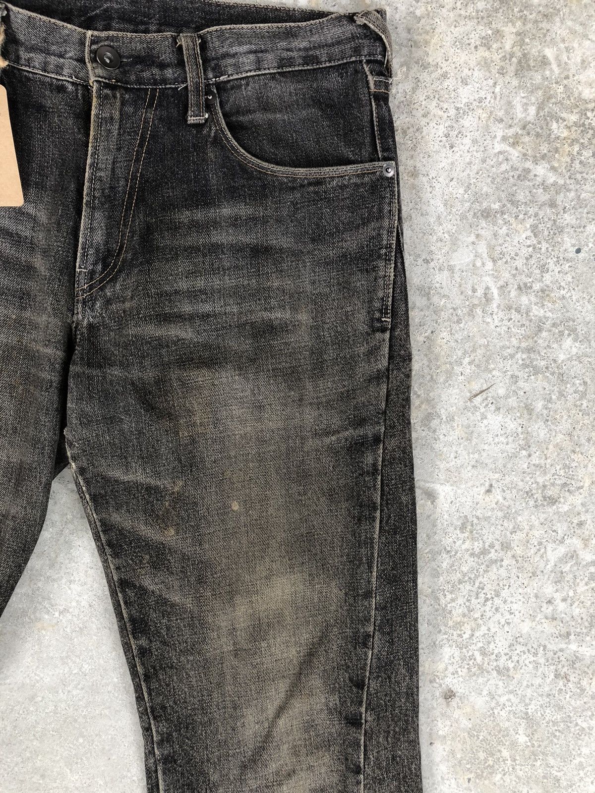 If Six Was Nine Japanese Uniqlo Flared Jeans Distressed Jeans Size US 31 - 5 Thumbnail