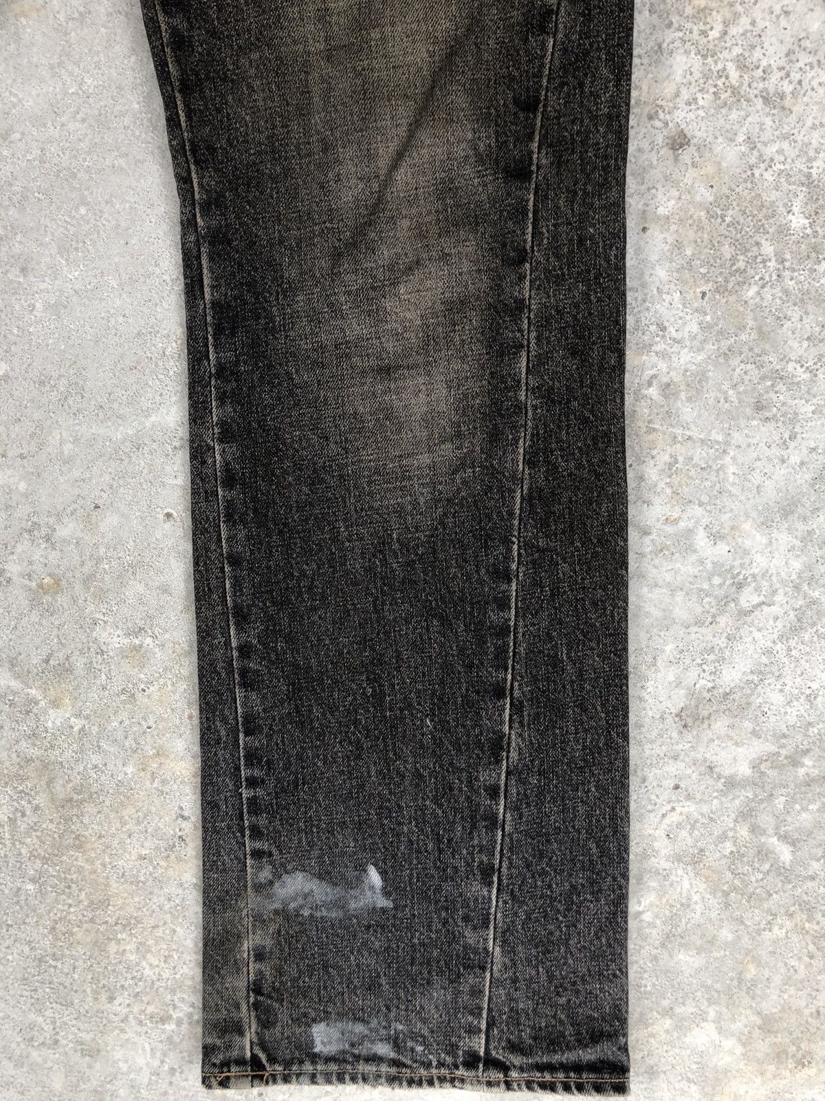 If Six Was Nine Japanese Uniqlo Flared Jeans Distressed Jeans Size US 31 - 7 Thumbnail