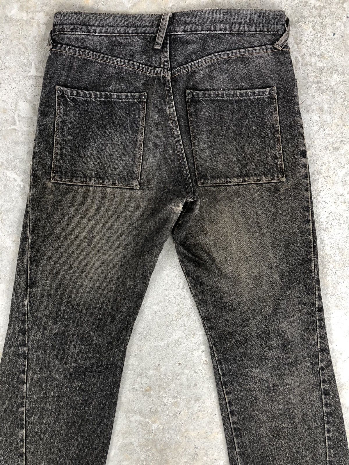 If Six Was Nine Japanese Uniqlo Flared Jeans Distressed Jeans Size US 31 - 10 Thumbnail
