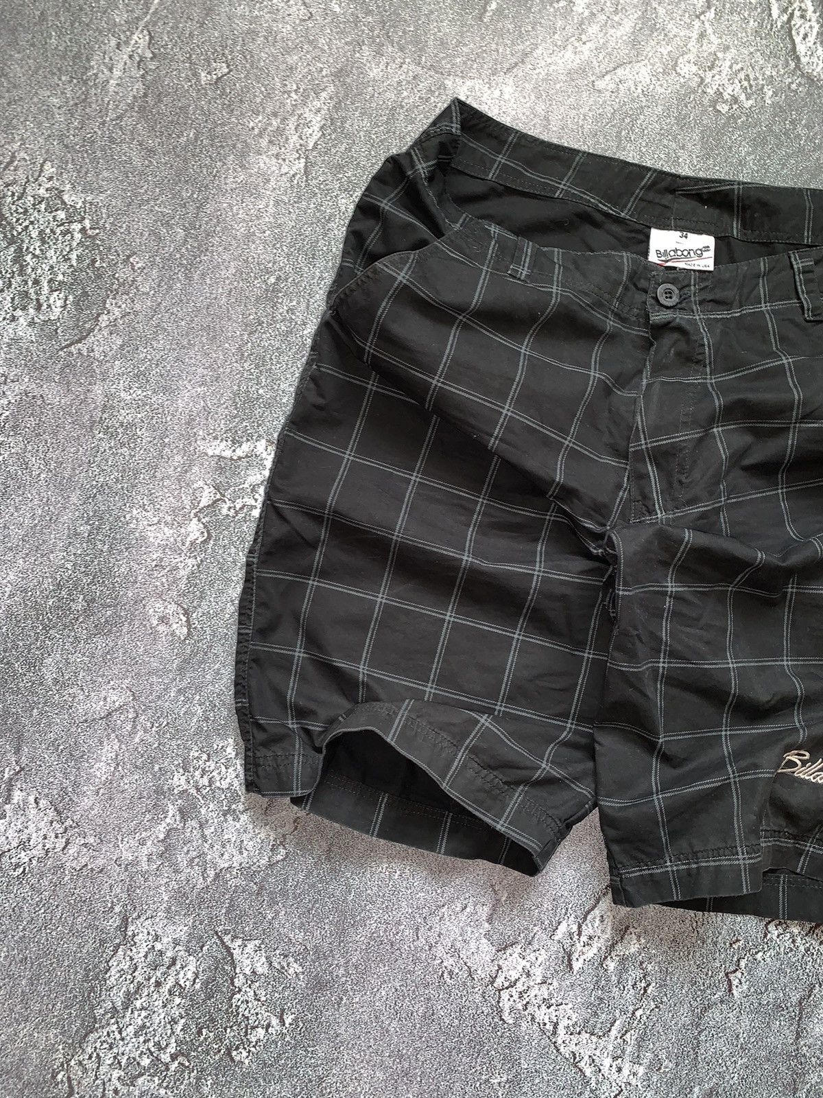 Billabong × Sun Surf Billabong 34 vintage made in USA shorts 🩳 cargo black Size US 34 / EU 50 - 2 Thumbnail