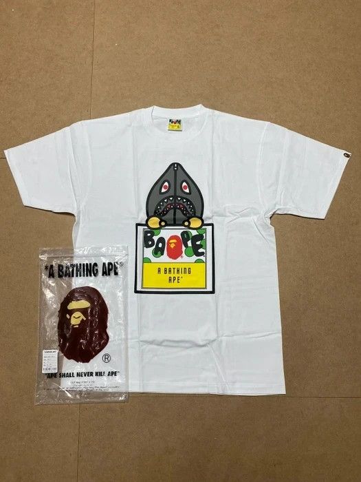 Bape Bape Classic Milo Shark Tee #3 Size XL Size US XL / EU 56 / 4 - 1 Thumbnail