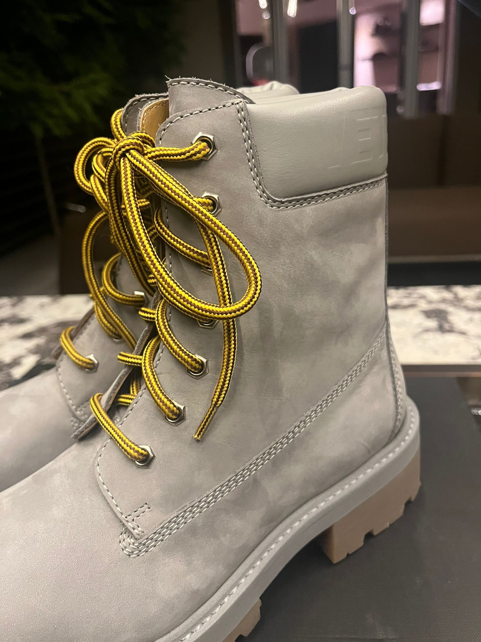 Vetements Timberland Lace Up Boots in Grey Size US 8 / EU 41 - 11 Thumbnail