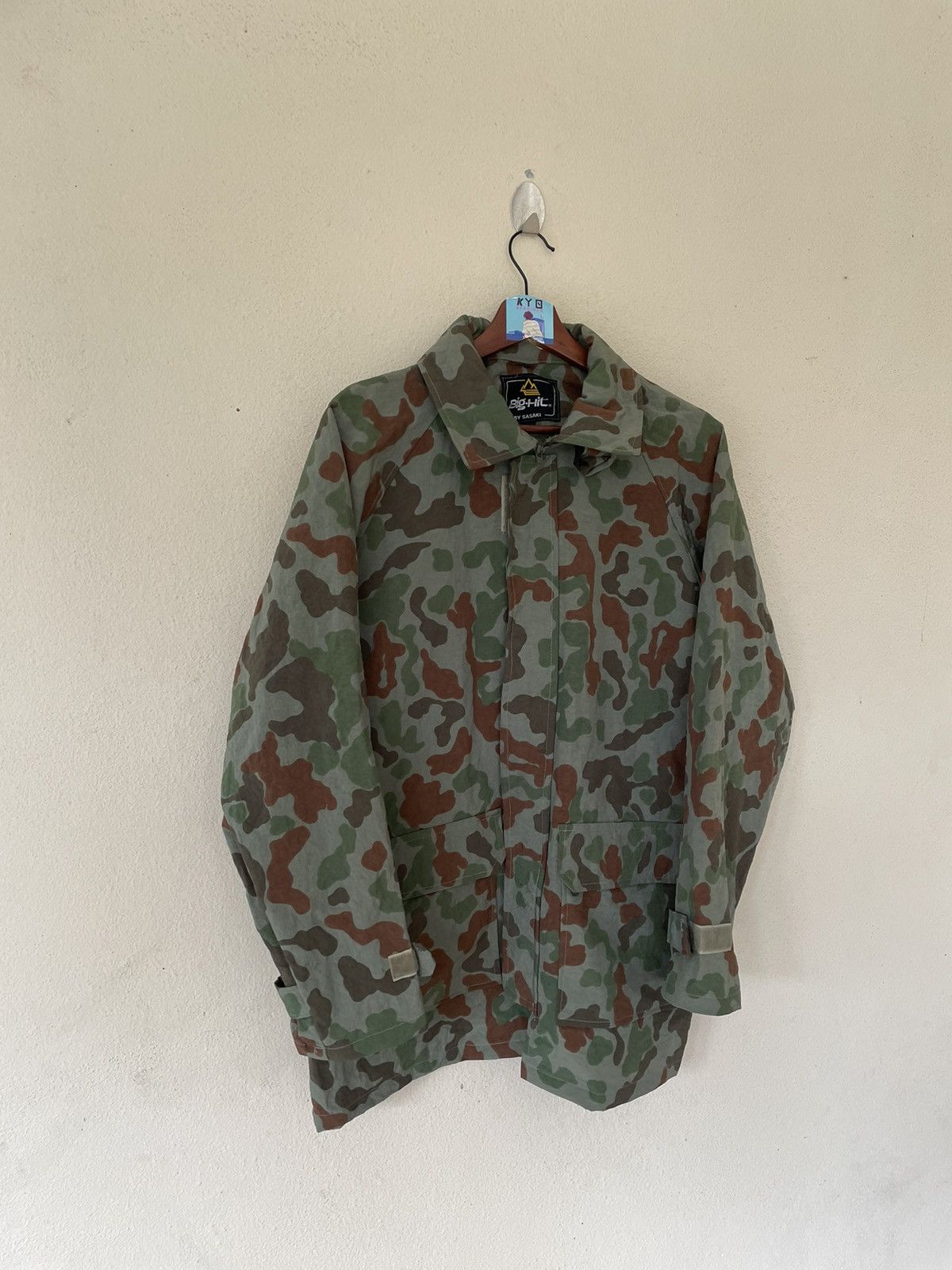 Japanese Brand VINTAGE ARMY CAMO JACKET BY SASAKI Size US L / EU 52-54 / 3 - 3 Thumbnail