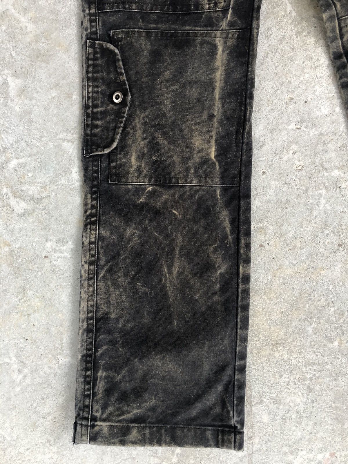 Genetic Manipulation Shinichiro Kuriya Genetic Manipulation Acid Wash Cargo Pants Multicpocket Size US 31 - 6 Thumbnail