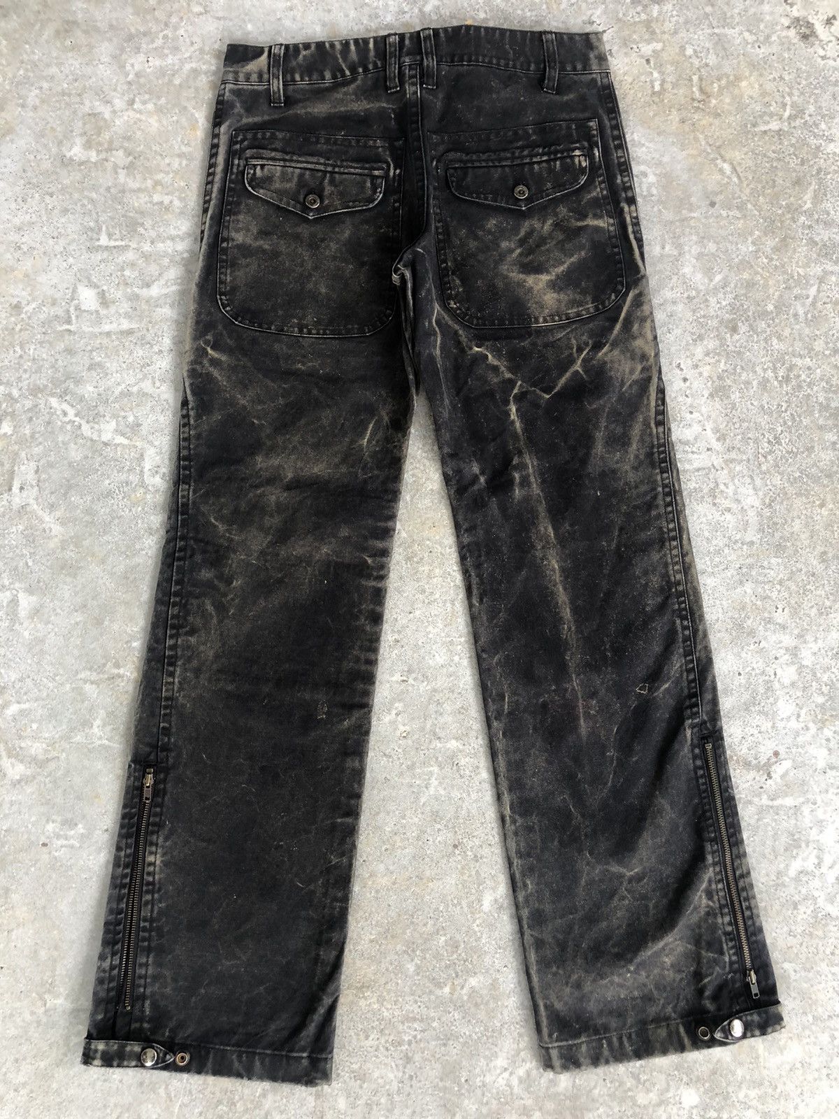 Genetic Manipulation Shinichiro Kuriya Genetic Manipulation Acid Wash Cargo Pants Multicpocket Size US 31 - 2 Thumbnail