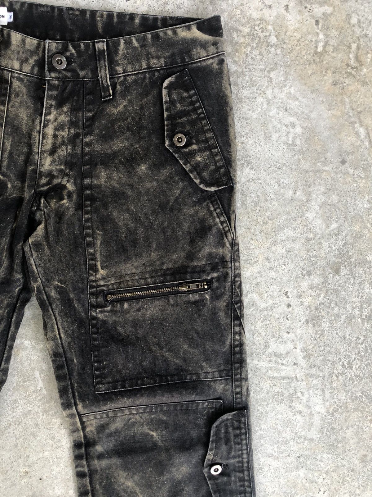 Genetic Manipulation Shinichiro Kuriya Genetic Manipulation Acid Wash Cargo Pants Multicpocket Size US 31 - 5 Thumbnail