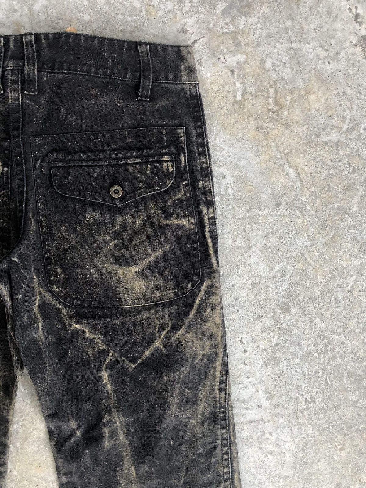 Genetic Manipulation Shinichiro Kuriya Genetic Manipulation Acid Wash Cargo Pants Multicpocket Size US 31 - 10 Thumbnail