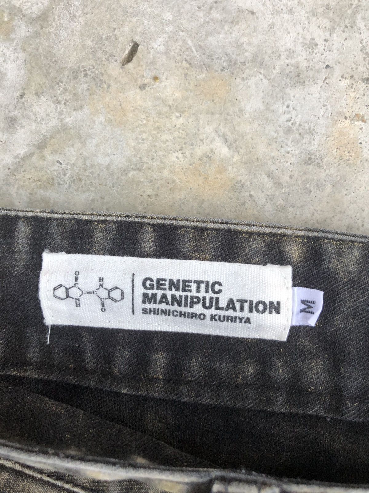 Genetic Manipulation Shinichiro Kuriya Genetic Manipulation Acid Wash Cargo Pants Multicpocket Size US 31 - 14 Thumbnail