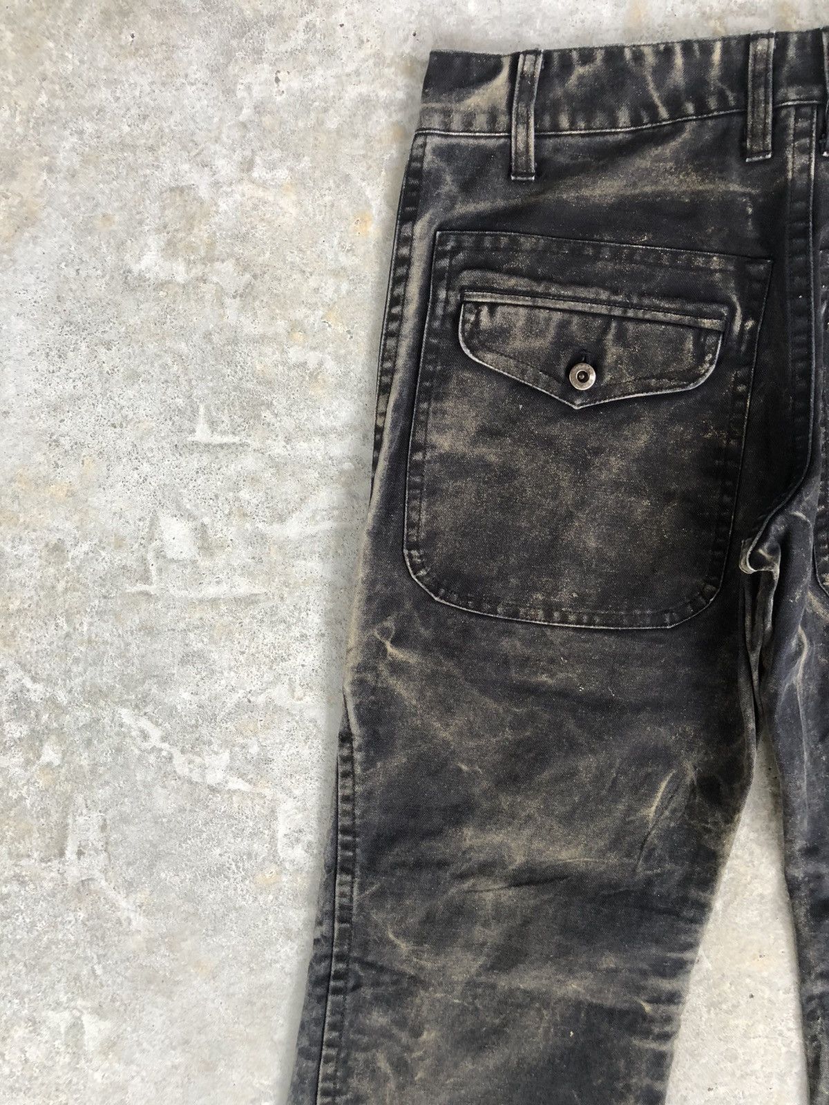 Genetic Manipulation Shinichiro Kuriya Genetic Manipulation Acid Wash Cargo Pants Multicpocket Size US 31 - 9 Thumbnail