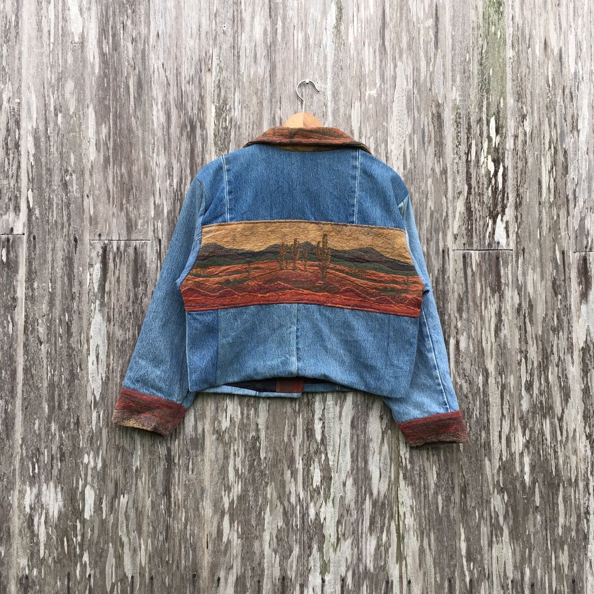 Vintage Vintage Paco Soler Apache Denim Jacket Size US M / EU 48-50 / 2 - 2 Thumbnail
