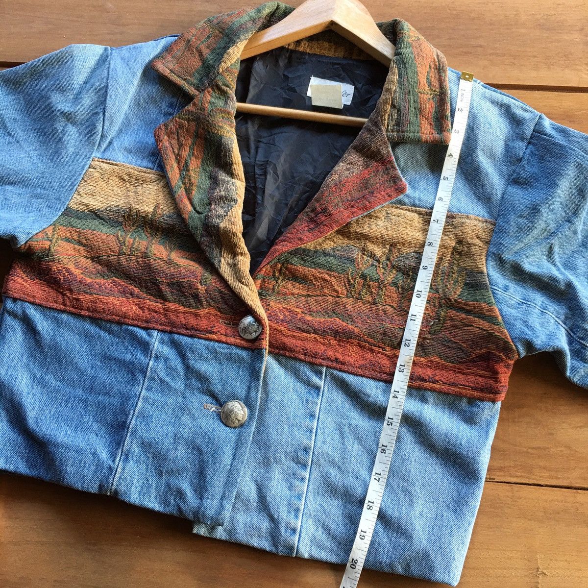 Vintage Vintage Paco Soler Apache Denim Jacket Size US M / EU 48-50 / 2 - 5 Thumbnail