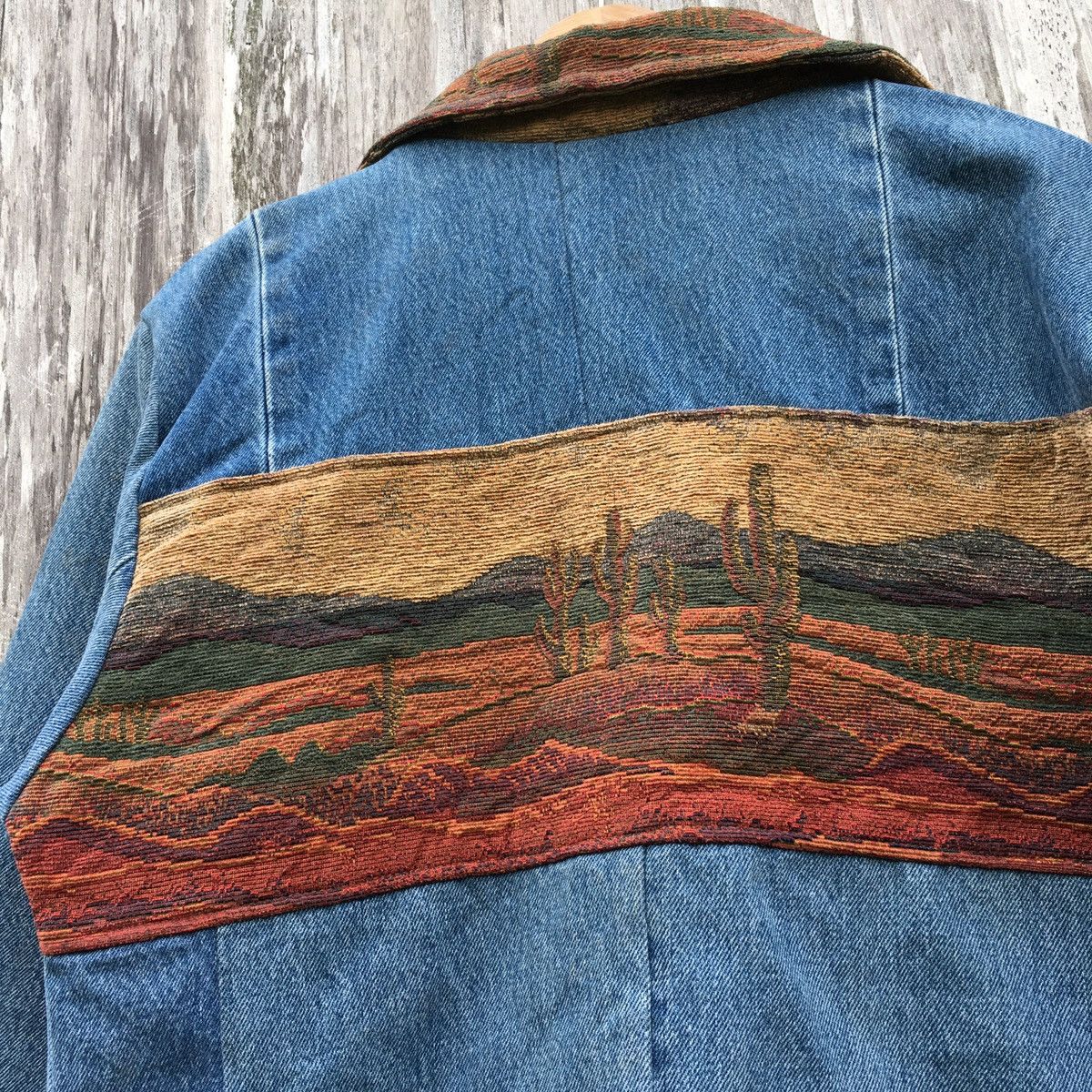 Vintage Vintage Paco Soler Apache Denim Jacket Size US M / EU 48-50 / 2 - 3 Thumbnail