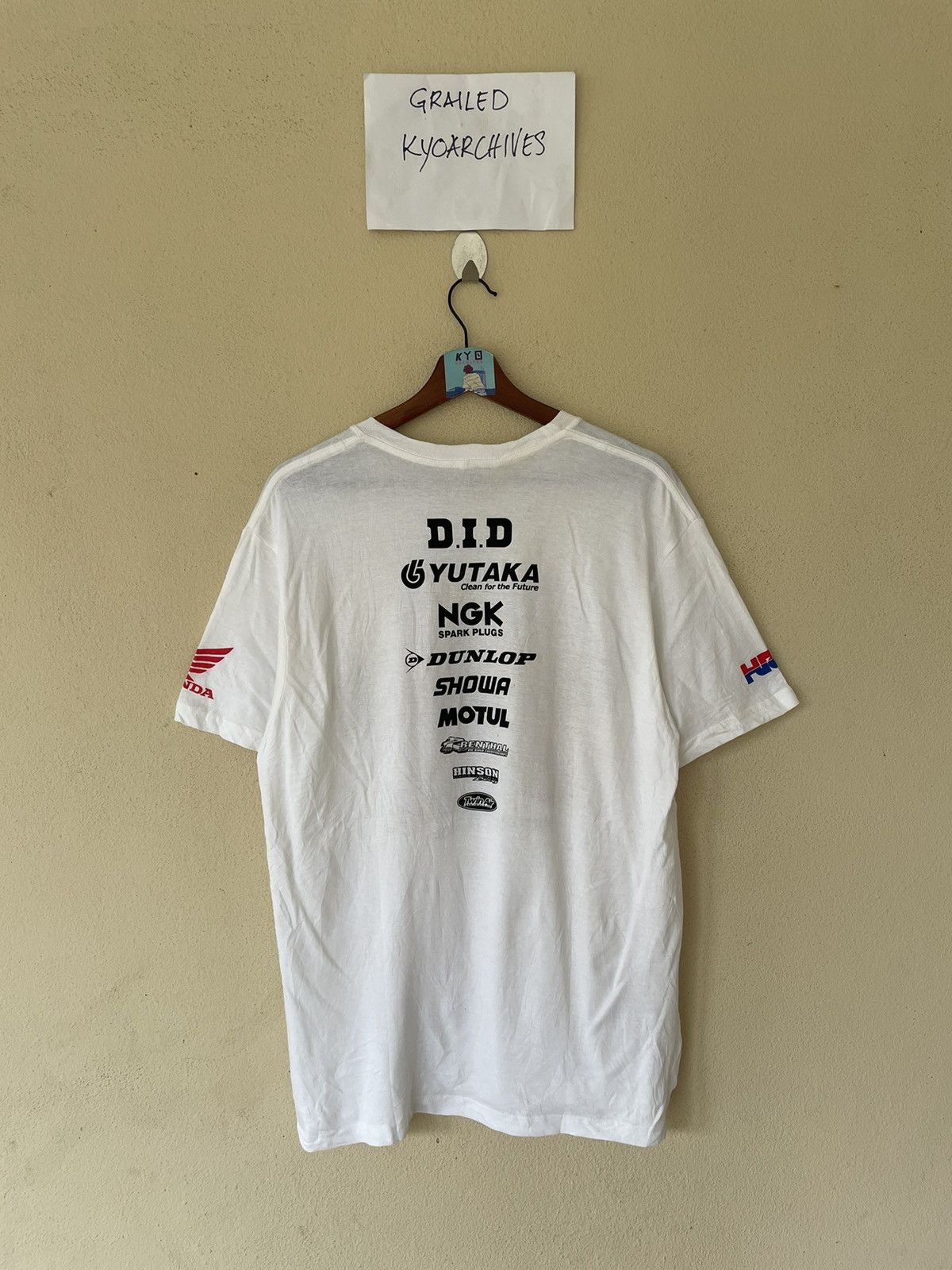 Honda × Japanese Brand SUPER RACER AKIRA NARITA NO 1 HONDA RACING TEE Size US L / EU 52-54 / 3 - 3 Thumbnail