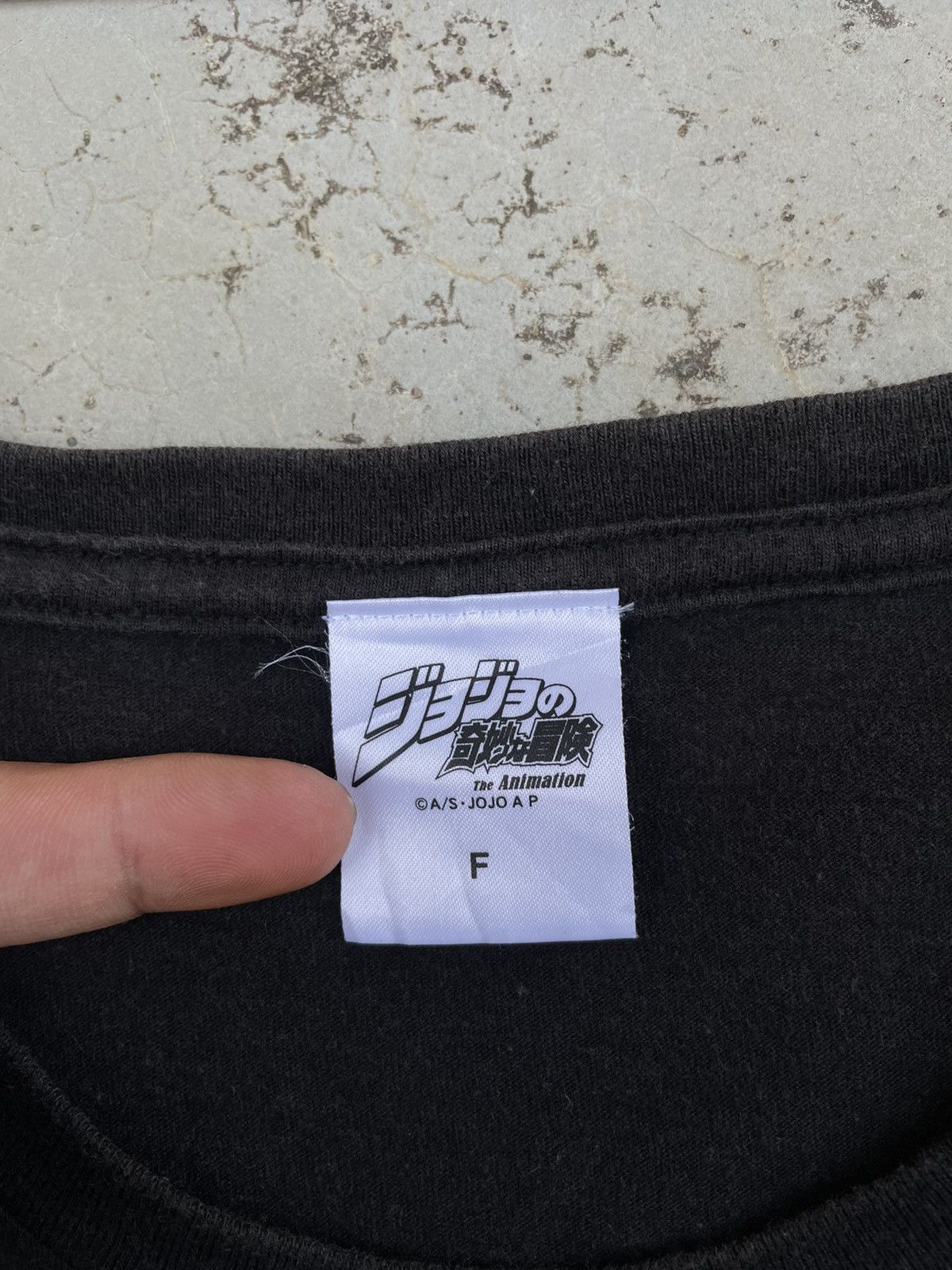 Anime × Japanese Brand × Vintage VTG JOJO BIZZARE ADVENTURE MANGA BLACK TEE Size US L / EU 52-54 / 3 - 6 Thumbnail