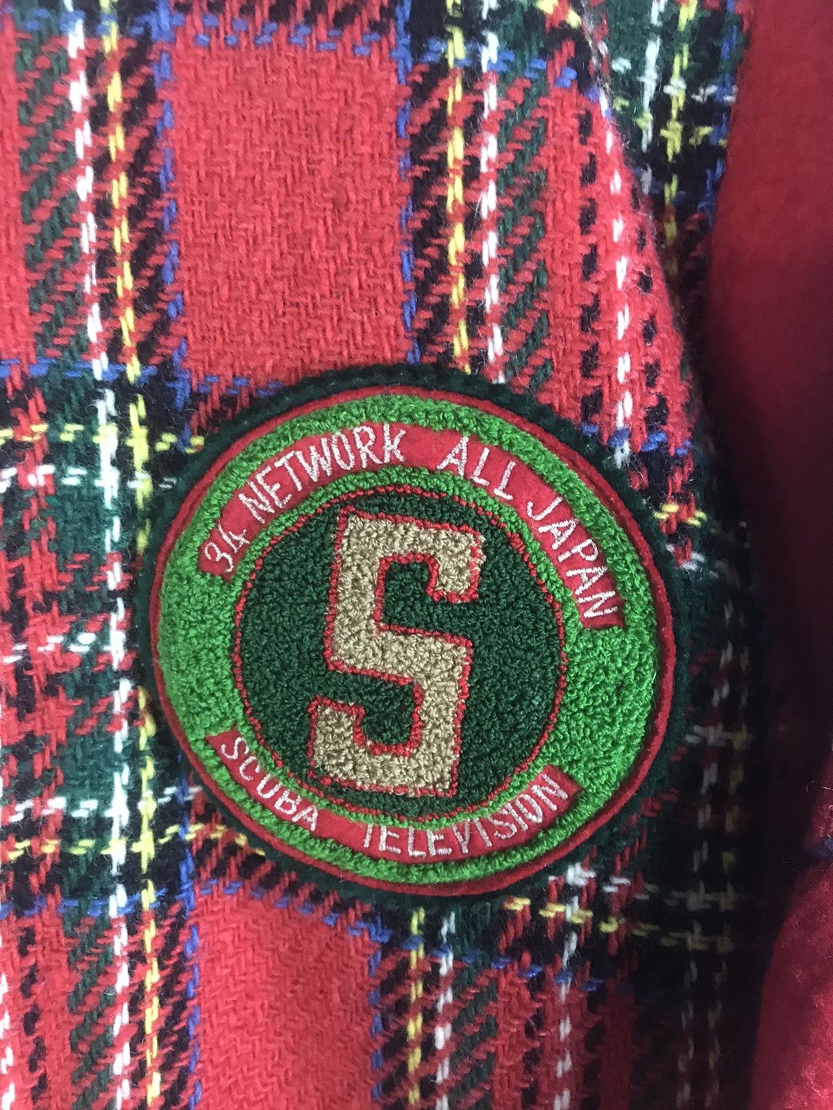Kapital Vintage Scuba Television Japan Plaid Wool Varsity Jacket Size US M / EU 48-50 / 2 - 5 Thumbnail