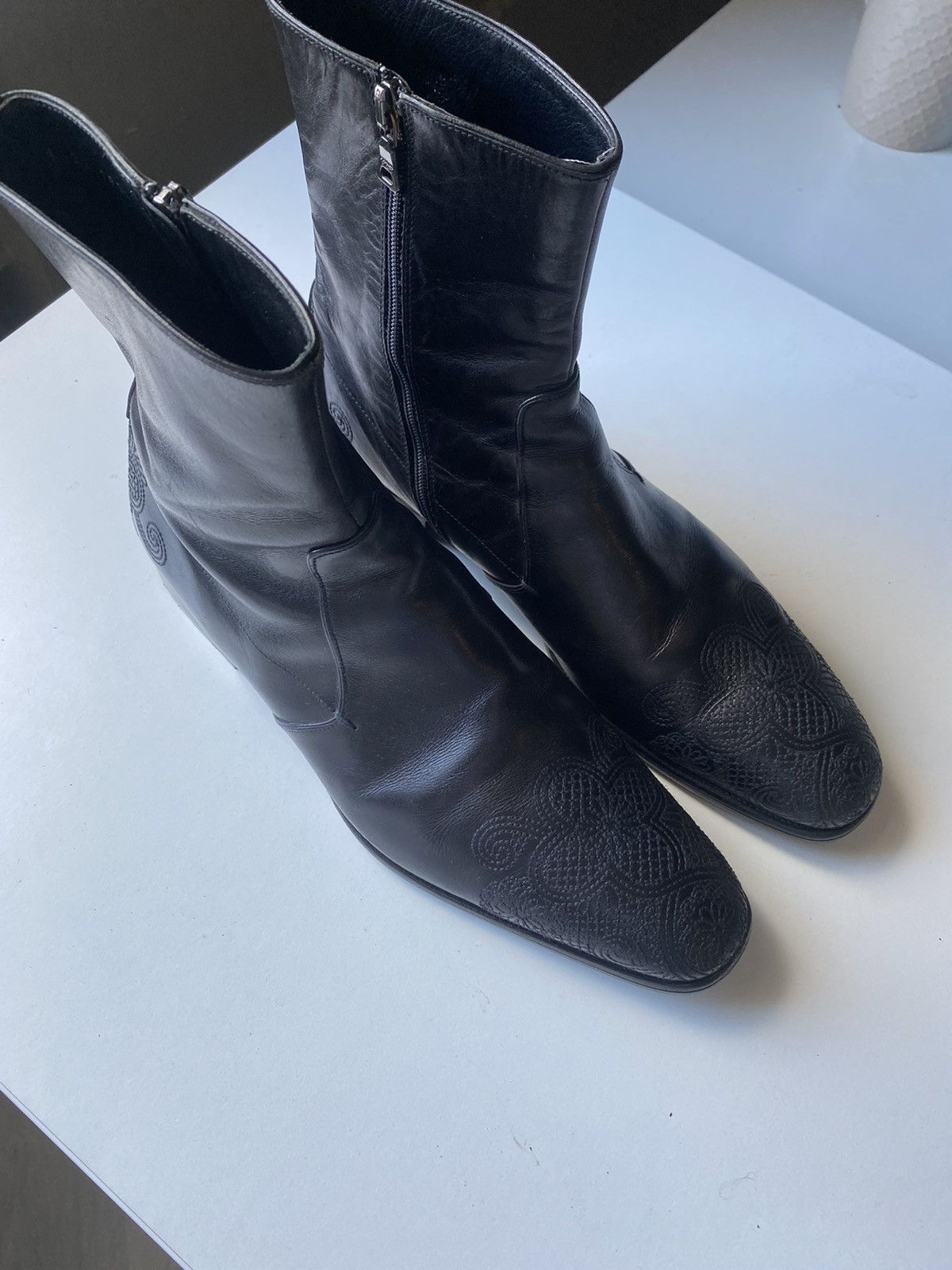 Prada Prada Chelsea Leather boots Size US 6.5 / EU 39-40 - 3 Thumbnail