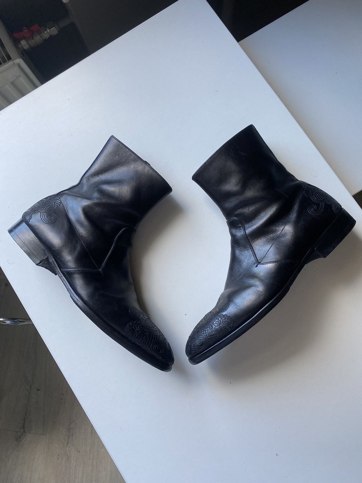 Prada Prada Chelsea Leather boots Size US 6.5 / EU 39-40 - 1 Thumbnail