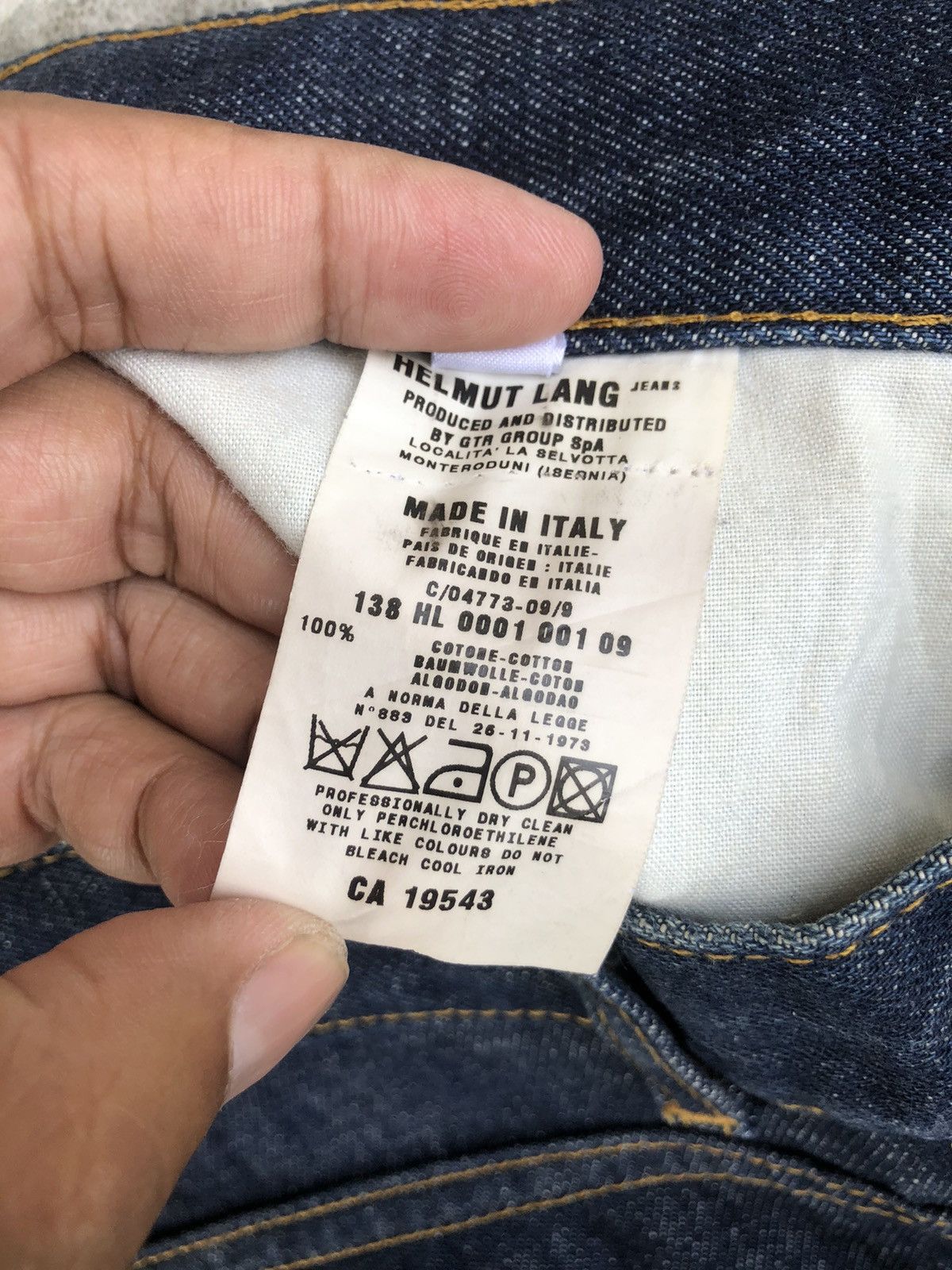 Helmut Lang Helmut Lang Jeans Classic Raw Denim Classic Cut Size US 28 / EU 44 - 18 Thumbnail