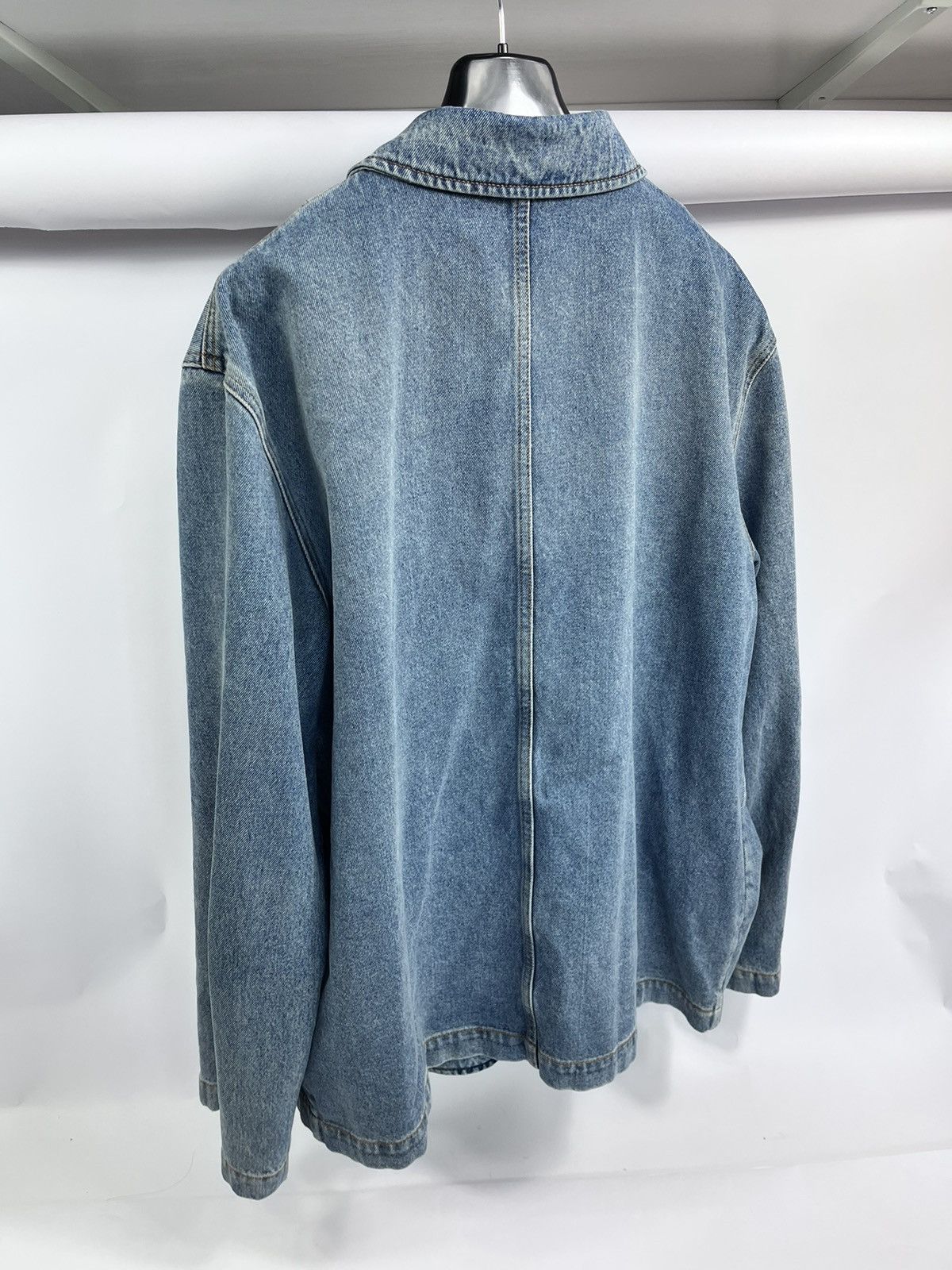 Loewe Leather Pocket Denim Jacket Size US XXL / EU 58 / 5 - 2 Thumbnail
