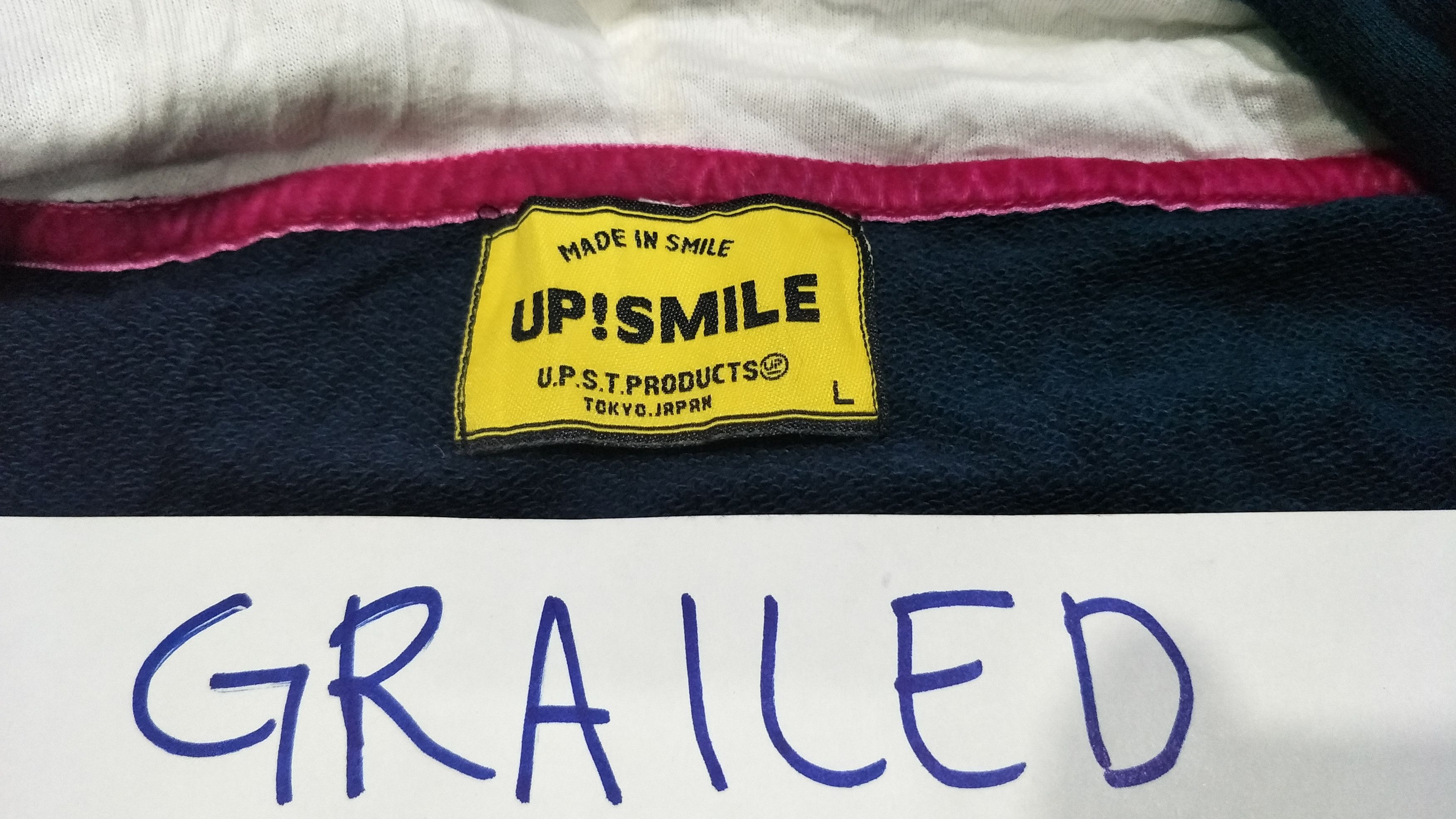 Designer × Japanese Brand JAPANESE UP!SMILE RARE DESIGN Size US L / EU 52-54 / 3 - 2 Thumbnail