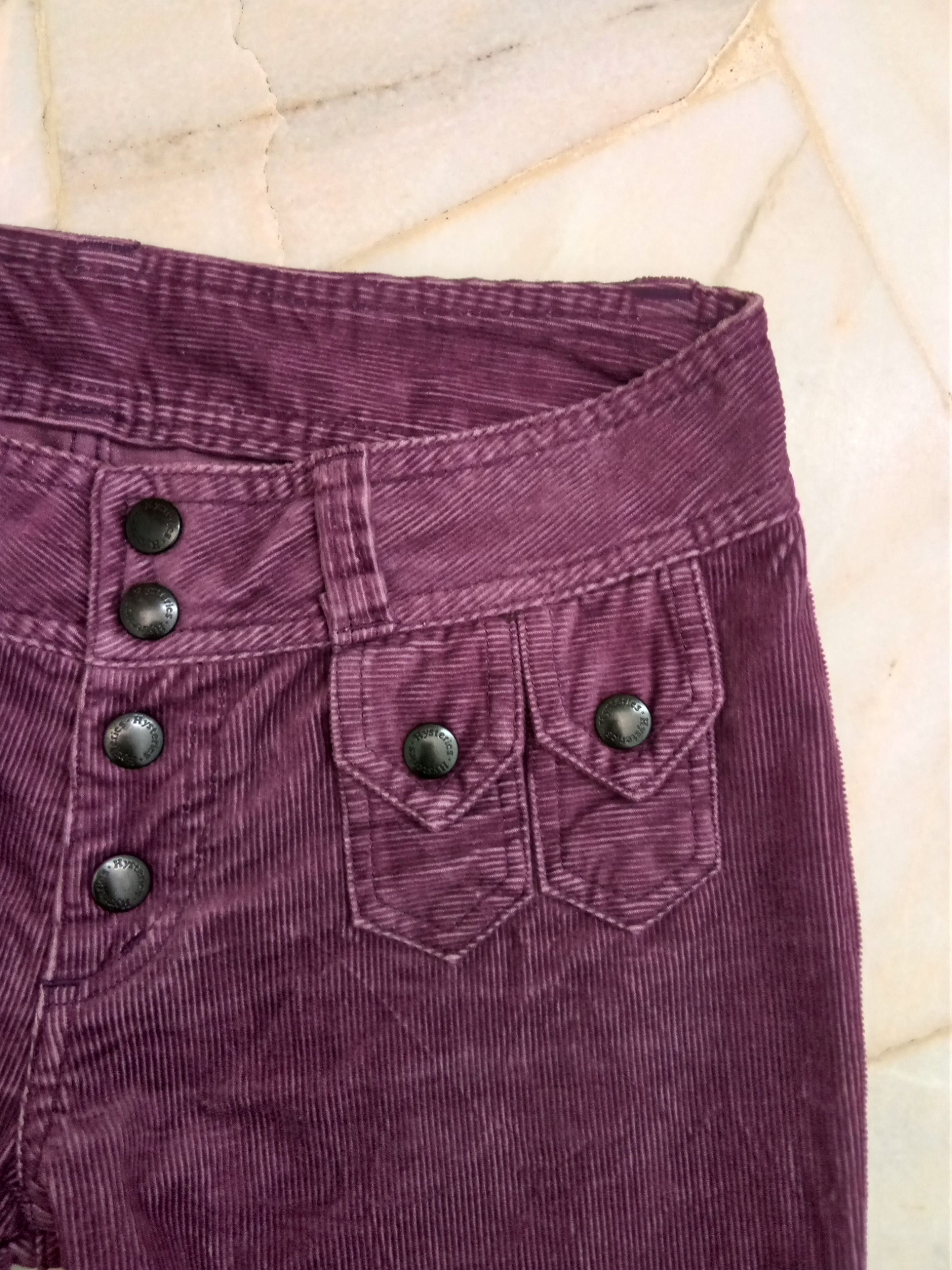 Hysteric Glamour AW2000 Hysteric Glamour flare jeans velvet Size 27" / US 4 / IT 40 - 7 Thumbnail