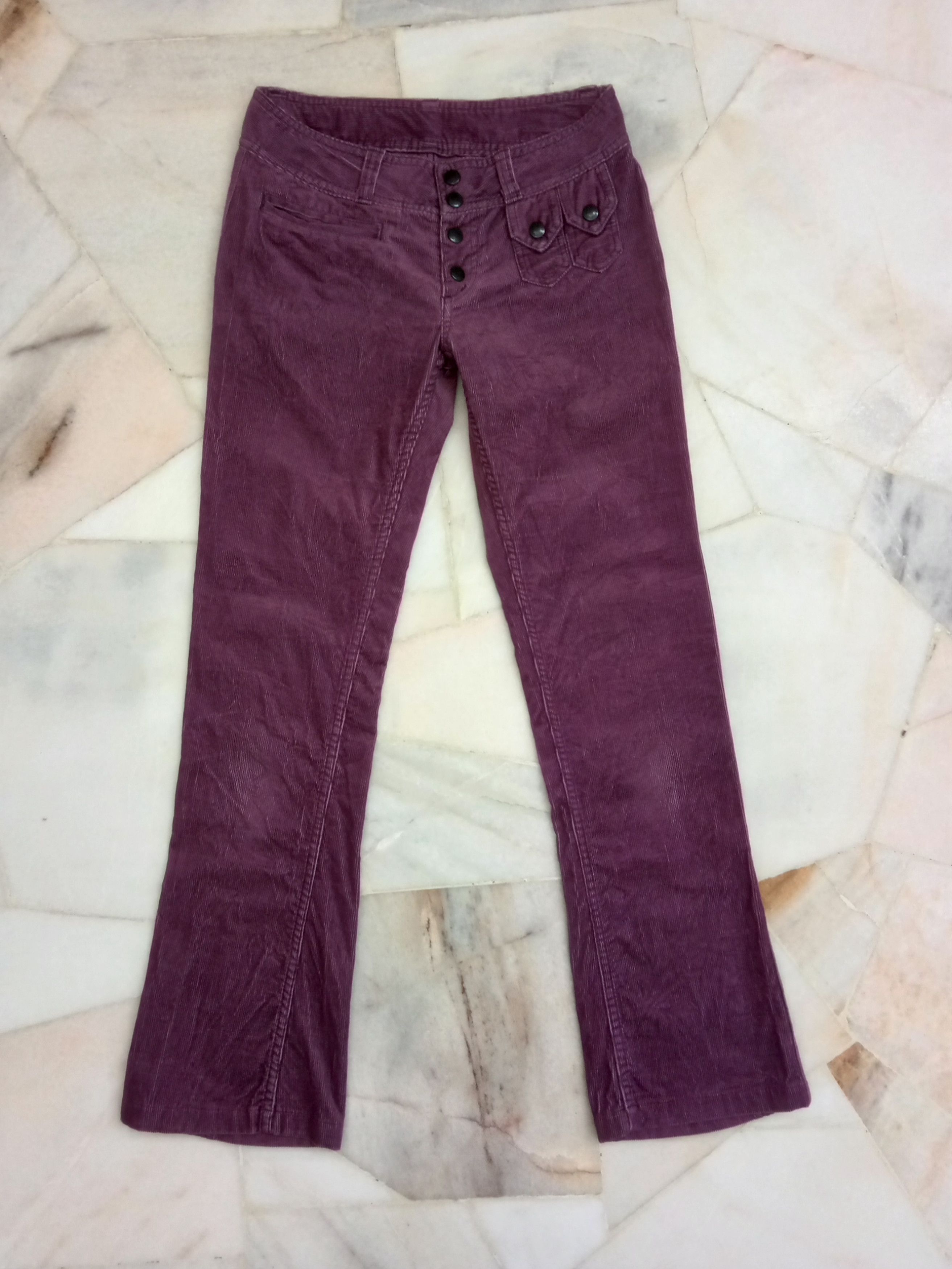 AW2000 Hysteric Glamour flare jeans velvet