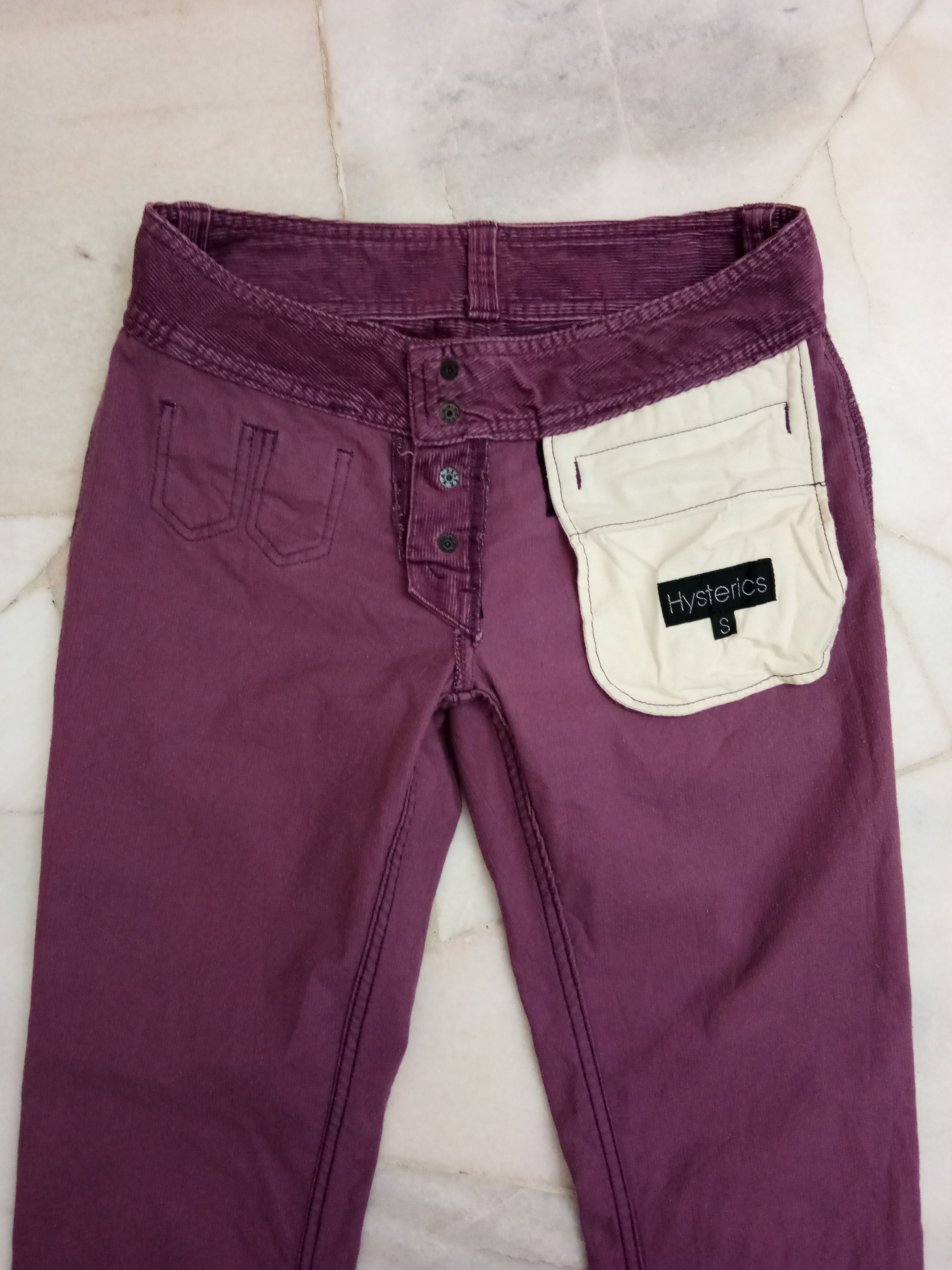 Hysteric Glamour AW2000 Hysteric Glamour flare jeans velvet Size 27" / US 4 / IT 40 - 12 Thumbnail