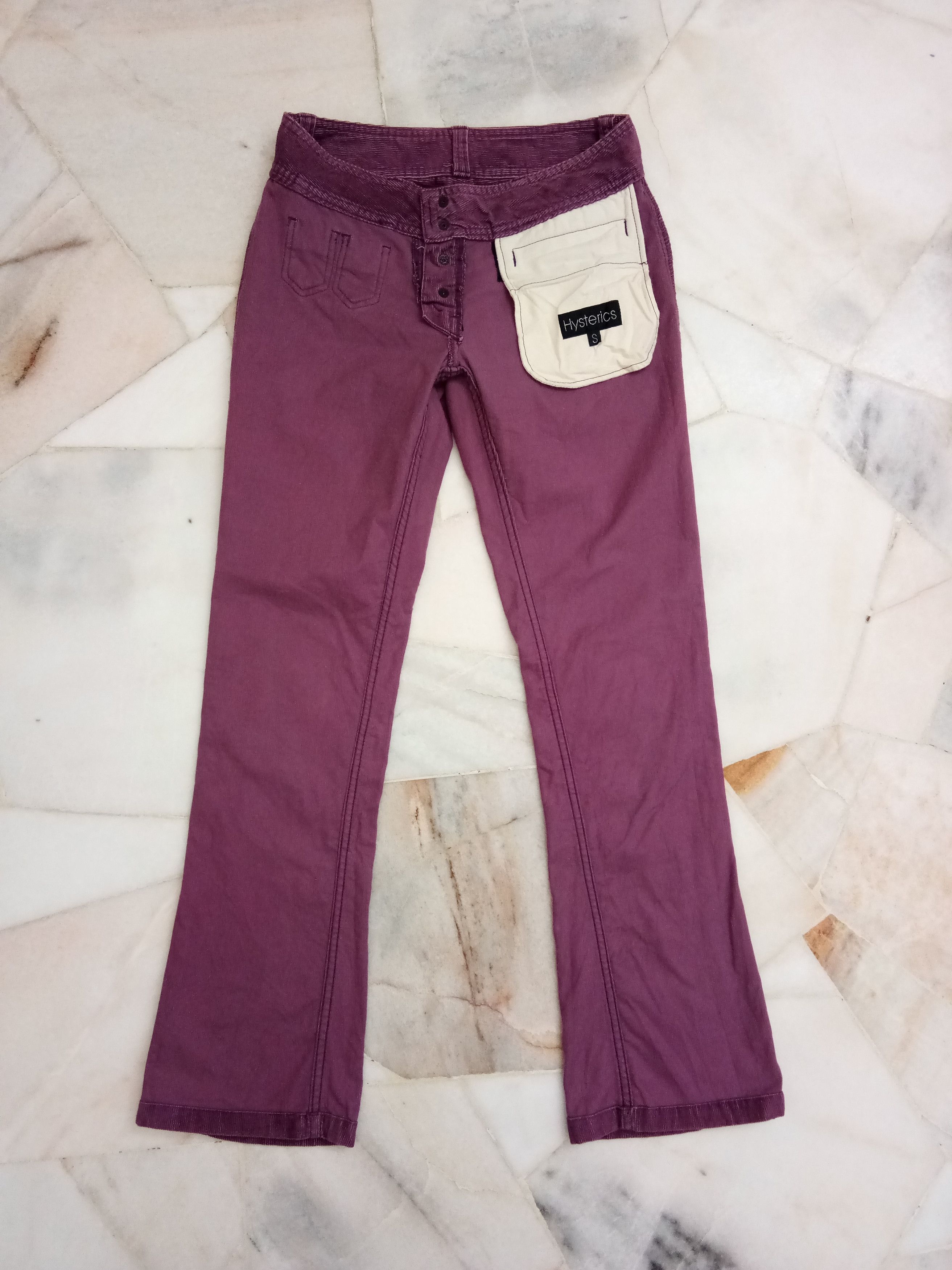 Hysteric Glamour AW2000 Hysteric Glamour flare jeans velvet Size 27" / US 4 / IT 40 - 11 Thumbnail
