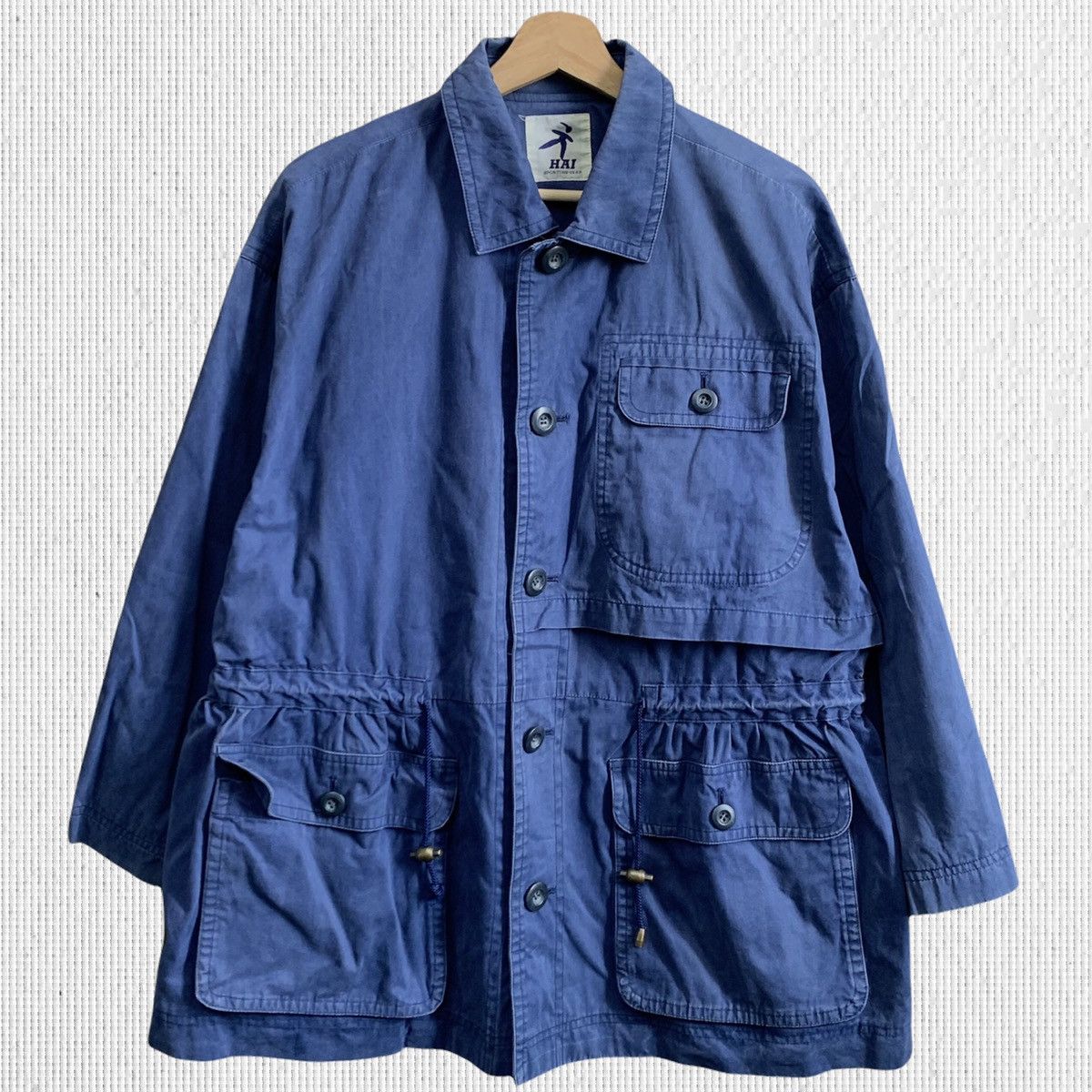 Hai Sporting Gear × Issey Miyake × Vintage Hai Sporting Gear Issey Miyake Light Jacket Size US M / EU 48-50 / 2 - 1 Thumbnail