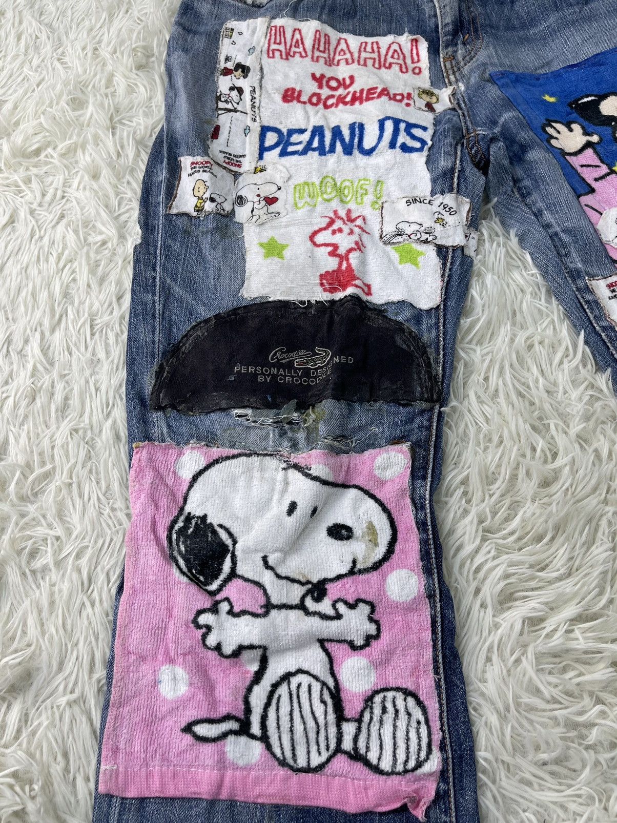 Levi's Vintage Clothing ❌DELETE SOON🔥Vtg Levis Crazy Patchworks Custom Jeans Baggy Size US 32 / EU 48 - 6 Thumbnail