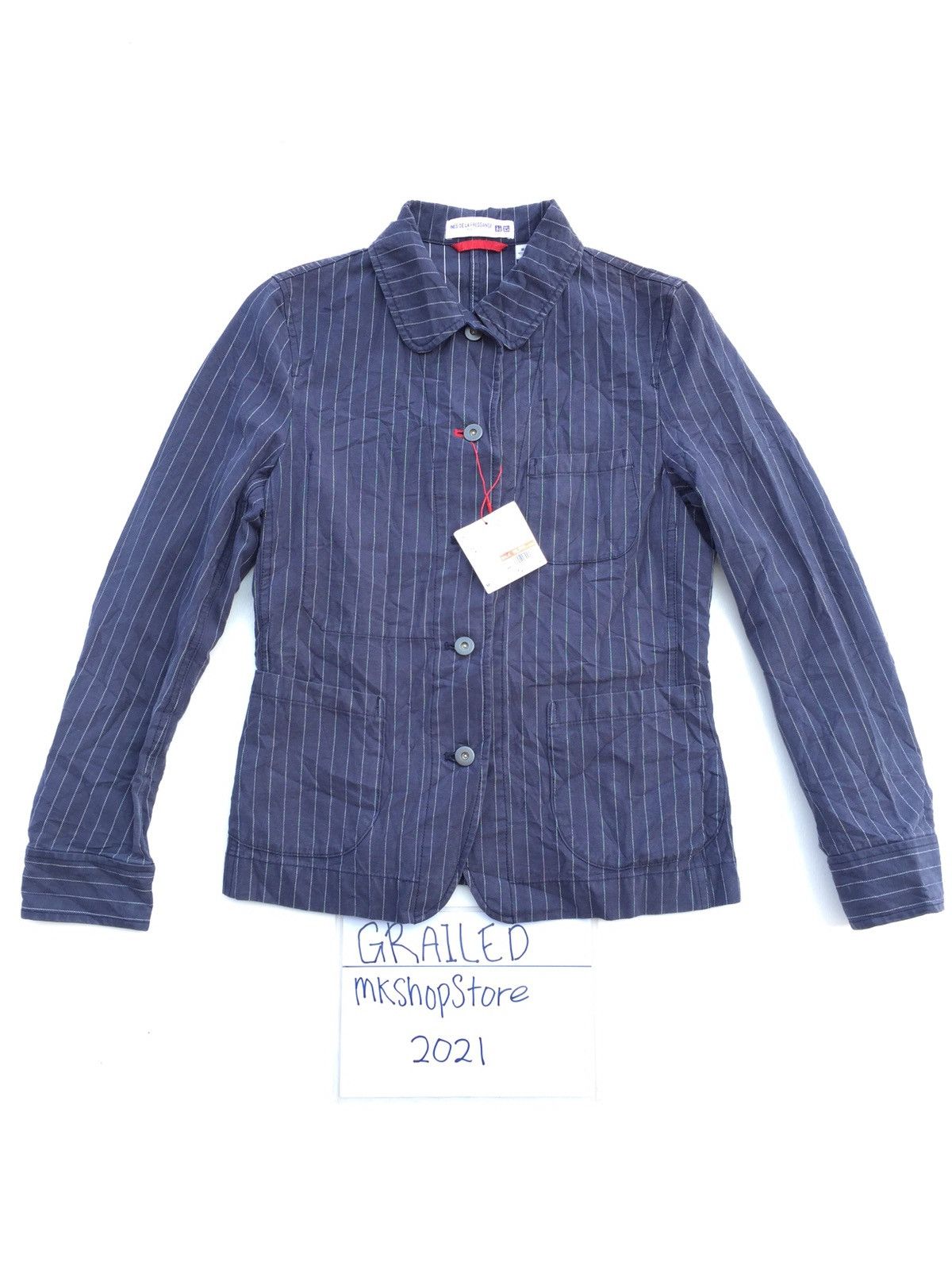 Designer × Other × Uniqlo Uniqlo x Ines De La Fressange Hickory Pattern Size US M / EU 48-50 / 2 - 1 Thumbnail