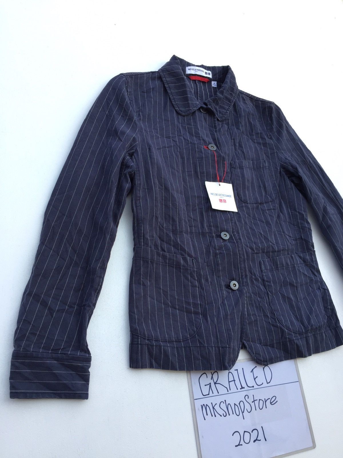 Designer × Other × Uniqlo Uniqlo x Ines De La Fressange Hickory Pattern Size US M / EU 48-50 / 2 - 3 Thumbnail