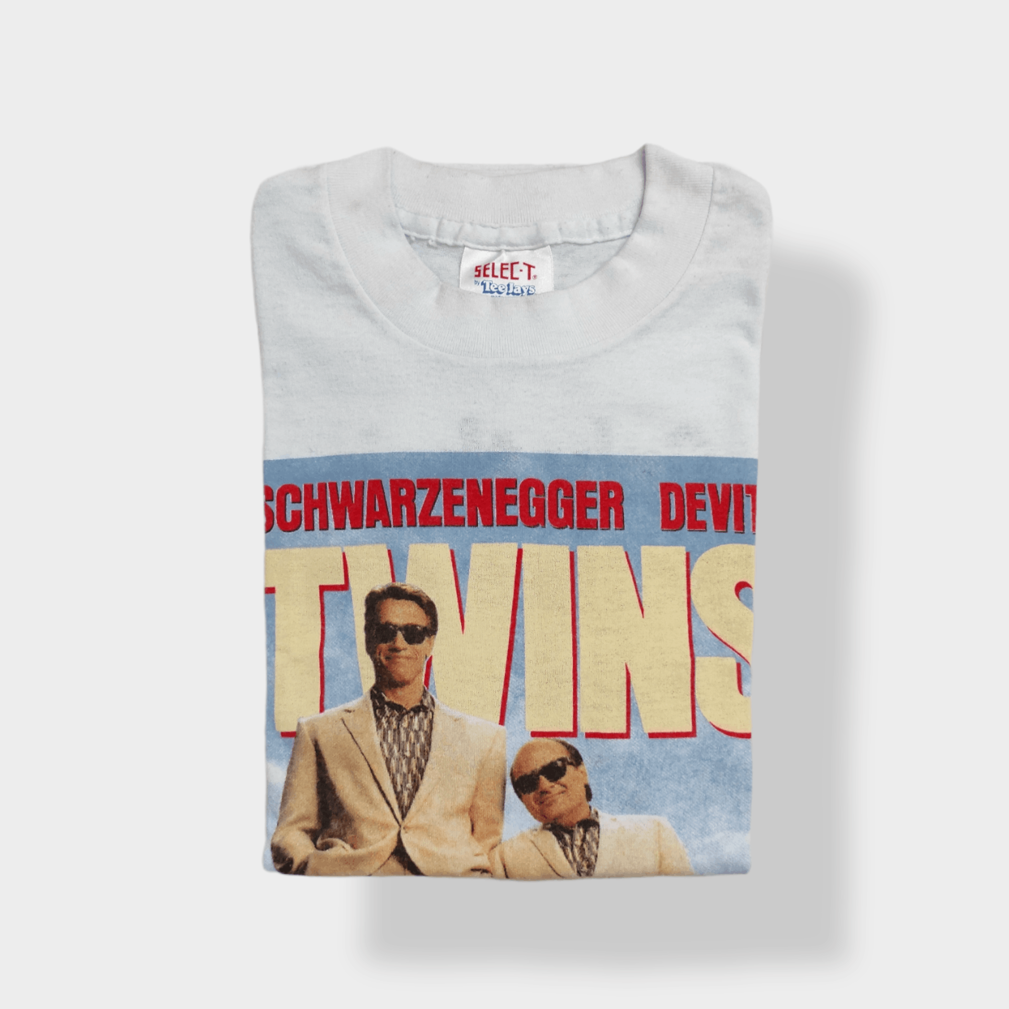 Vintage Vintage 1988 TWINS MOVIE Arnold Schwarzenegger DeVito Size US M / EU 48-50 / 2 - 11 Thumbnail