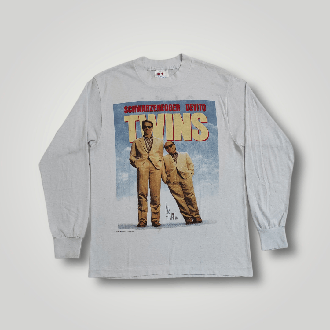Vintage Vintage 1988 TWINS MOVIE Arnold Schwarzenegger DeVito Size US M / EU 48-50 / 2 - 8 Thumbnail