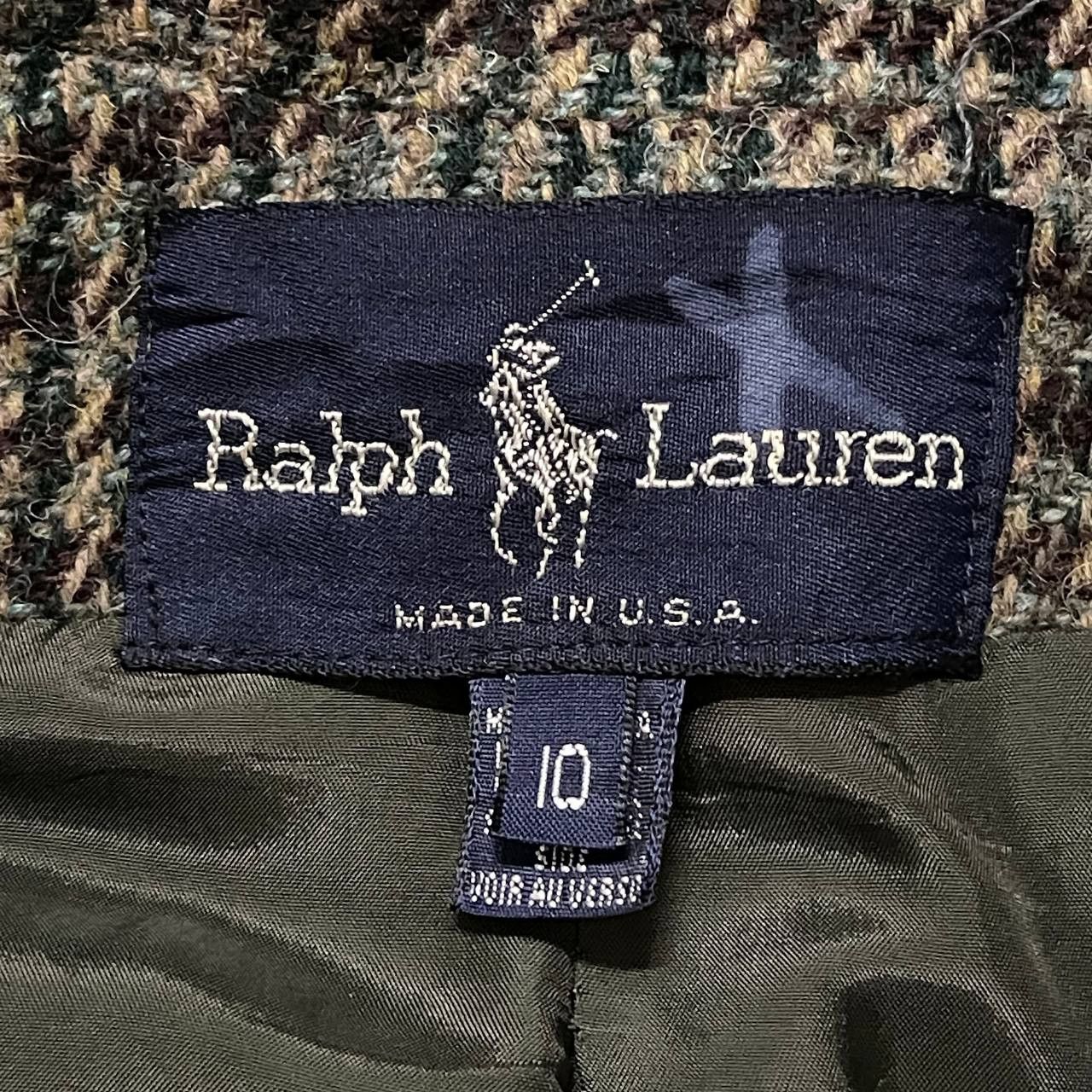 Ralph Lauren Vintage Ralph Lauren Wool Tweed Coat Blazer Jacket Size US S / EU 44-46 / 1 - 8 Thumbnail