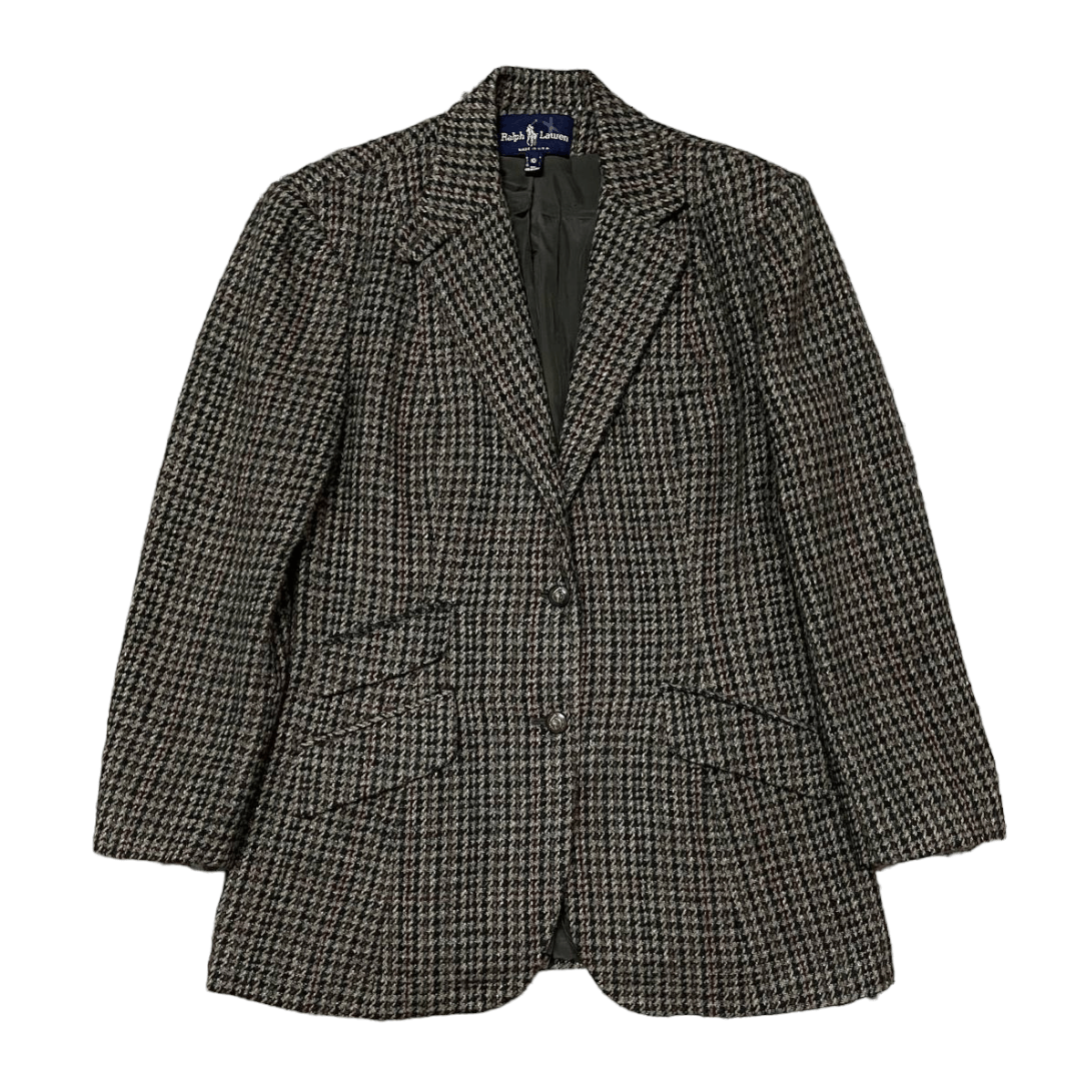 Vintage Ralph Lauren Wool Tweed Coat Blazer Jacket