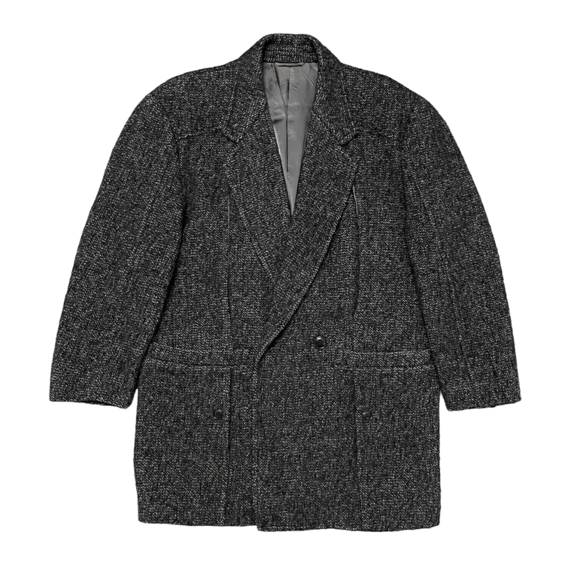 Japanese Brand Vintage Paco Rabanne Paris Wool Coat Size US S / EU 44-46 / 1 - 1 Thumbnail