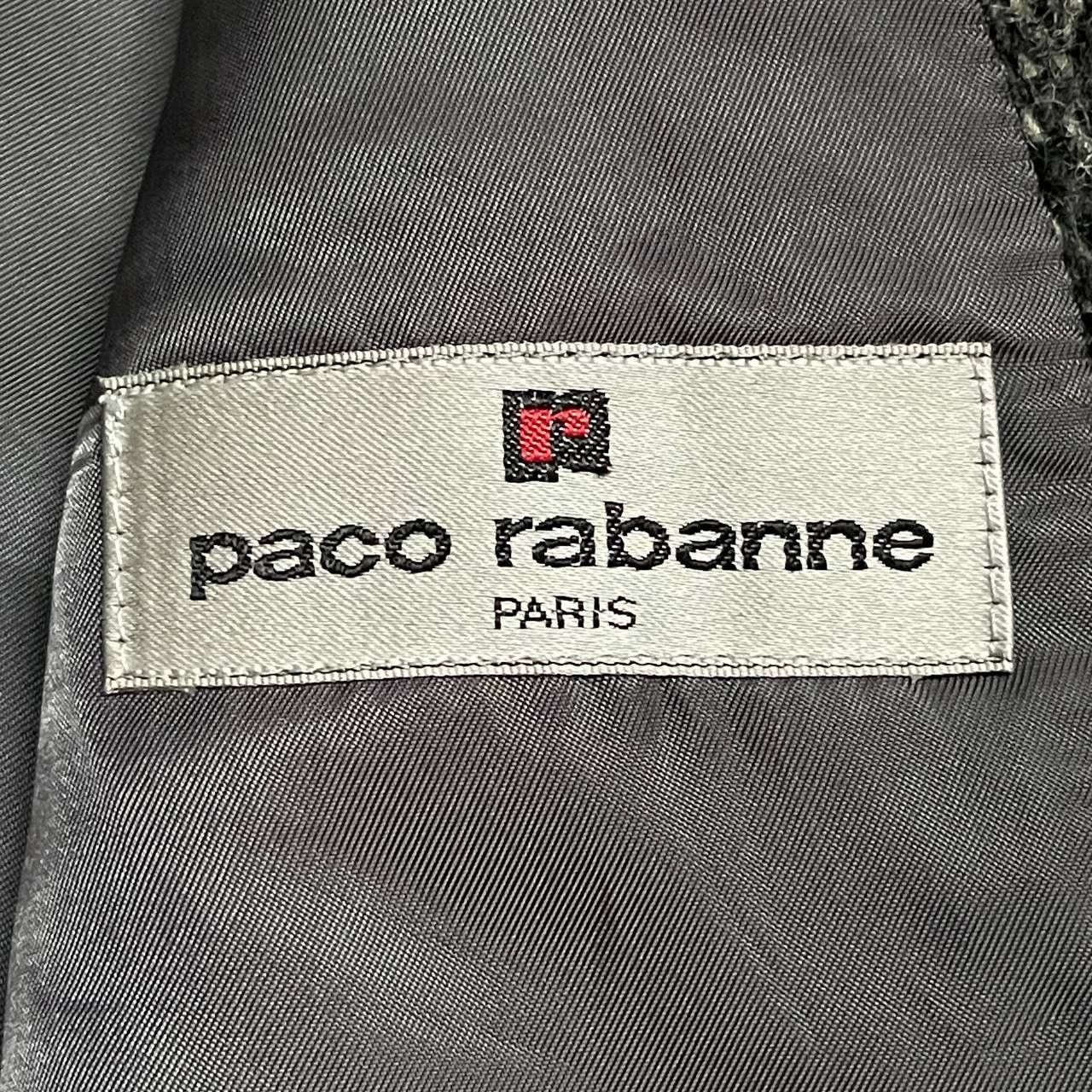 Japanese Brand Vintage Paco Rabanne Paris Wool Coat Size US S / EU 44-46 / 1 - 8 Thumbnail