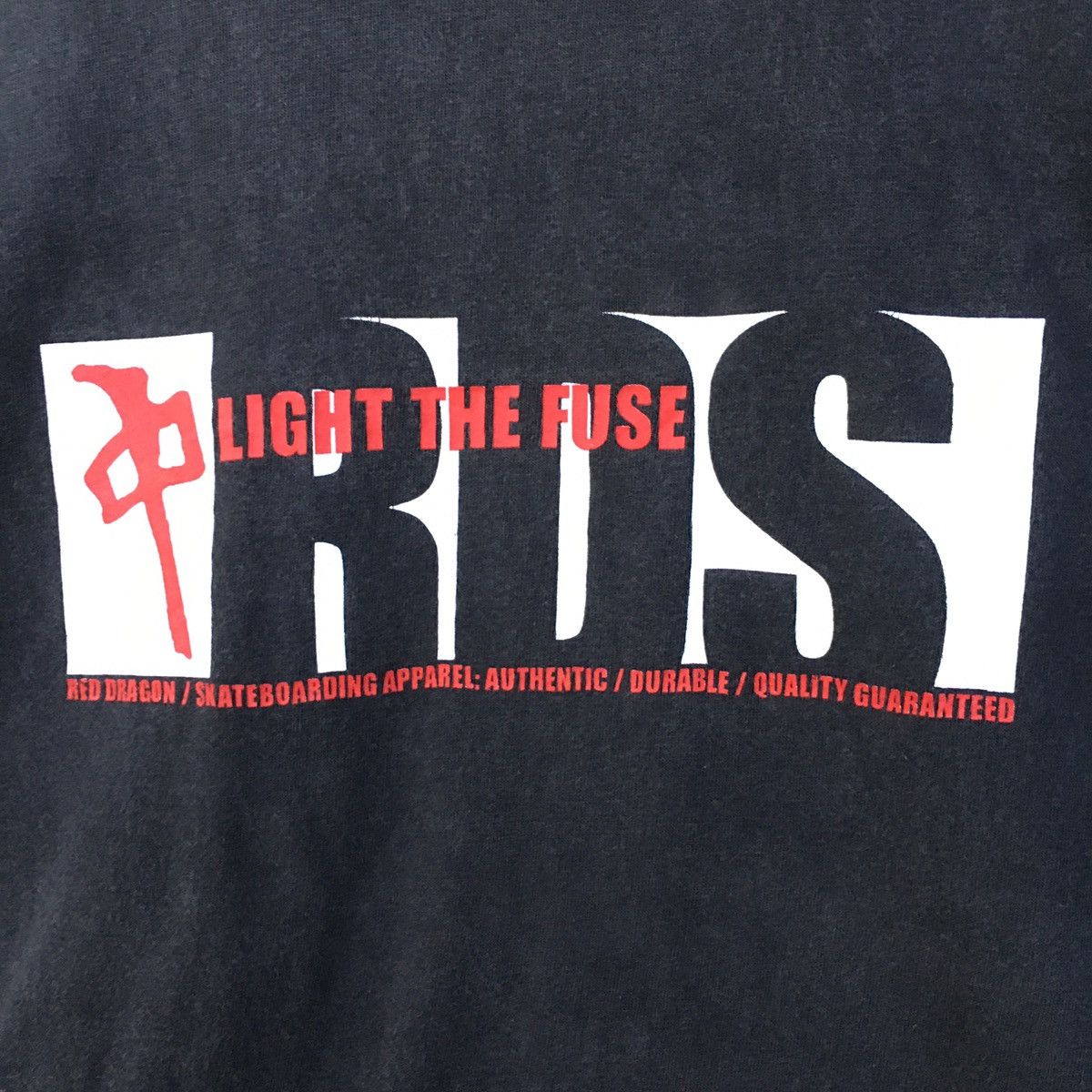 Vintage Thrashed Faded Vintage 90s Red Dragon Skateboard ERD GRUNGE Size US XL / EU 56 / 4 - 2 Thumbnail