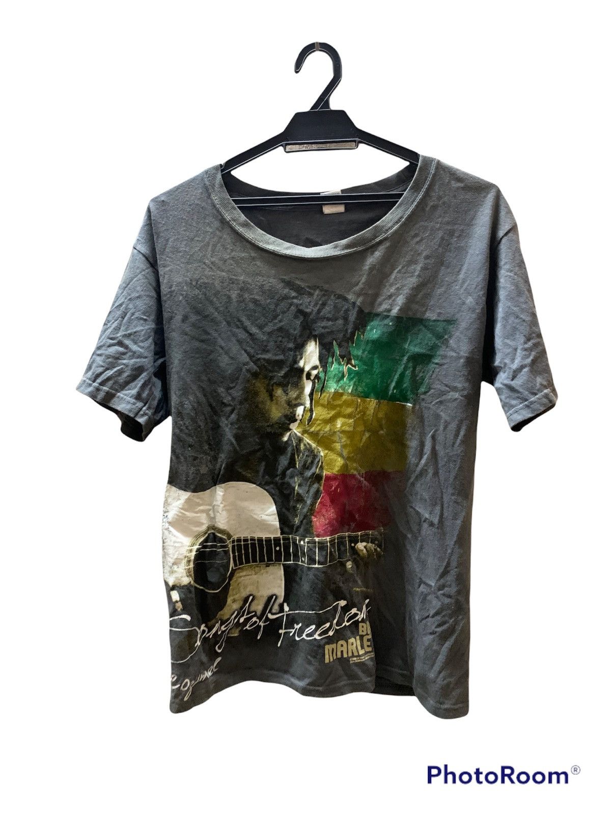 Bob Marley Vintage Distressed Bob Marley Song Of Freedom T Shirt Size US S / EU 44-46 / 1 - 1 Thumbnail