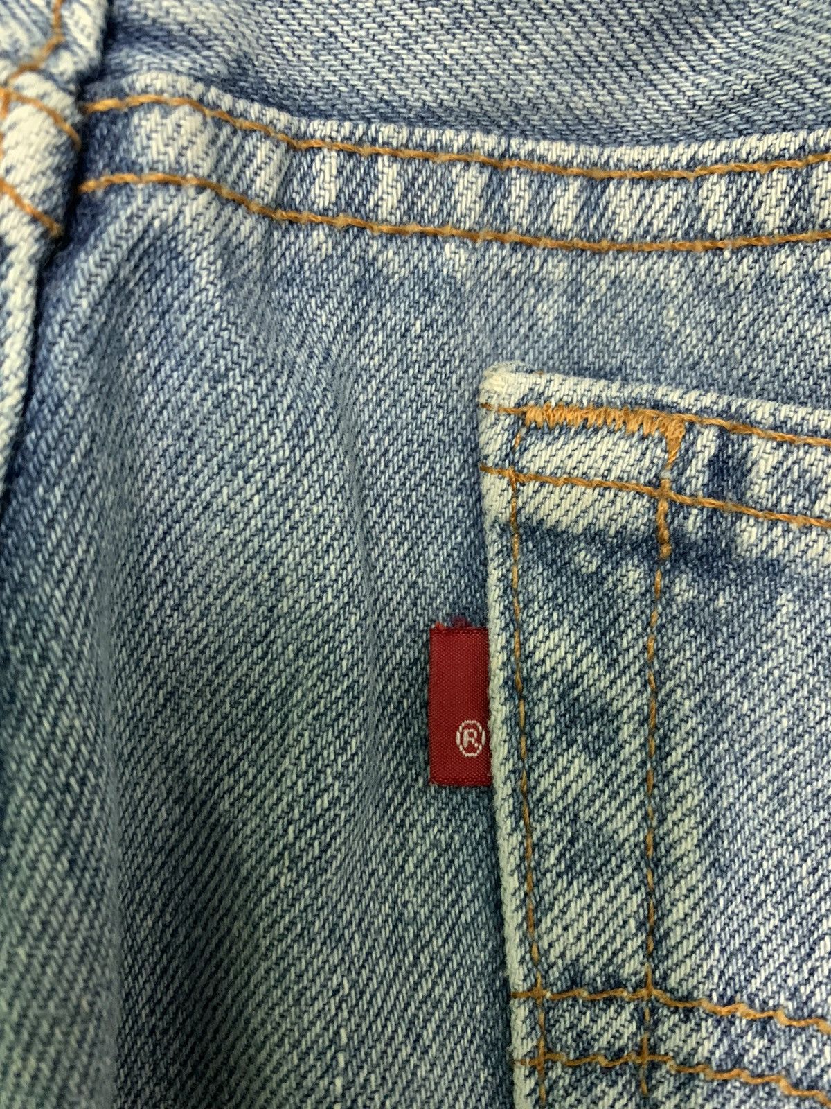 Levi's Super Rare Vintage 90’s Levi’s Single R Light Blue Jeans Size US 33 - 9 Thumbnail