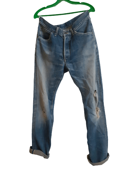 Lee Very Rare Distressed Vintage Lee Half Selvedge Jeans Size US 31 - 1 Thumbnail