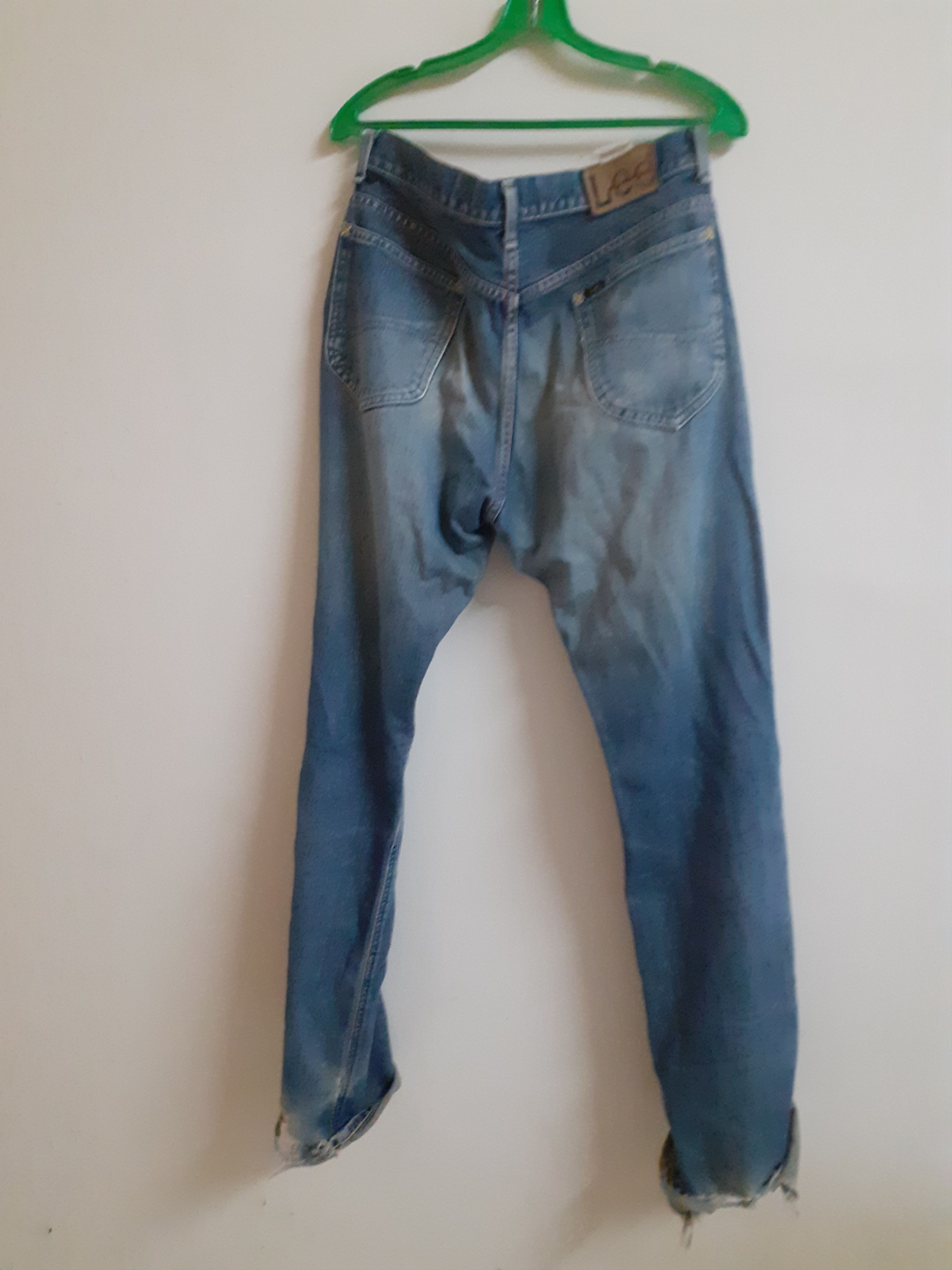 Lee Very Rare Distressed Vintage Lee Half Selvedge Jeans Size US 31 - 8 Thumbnail