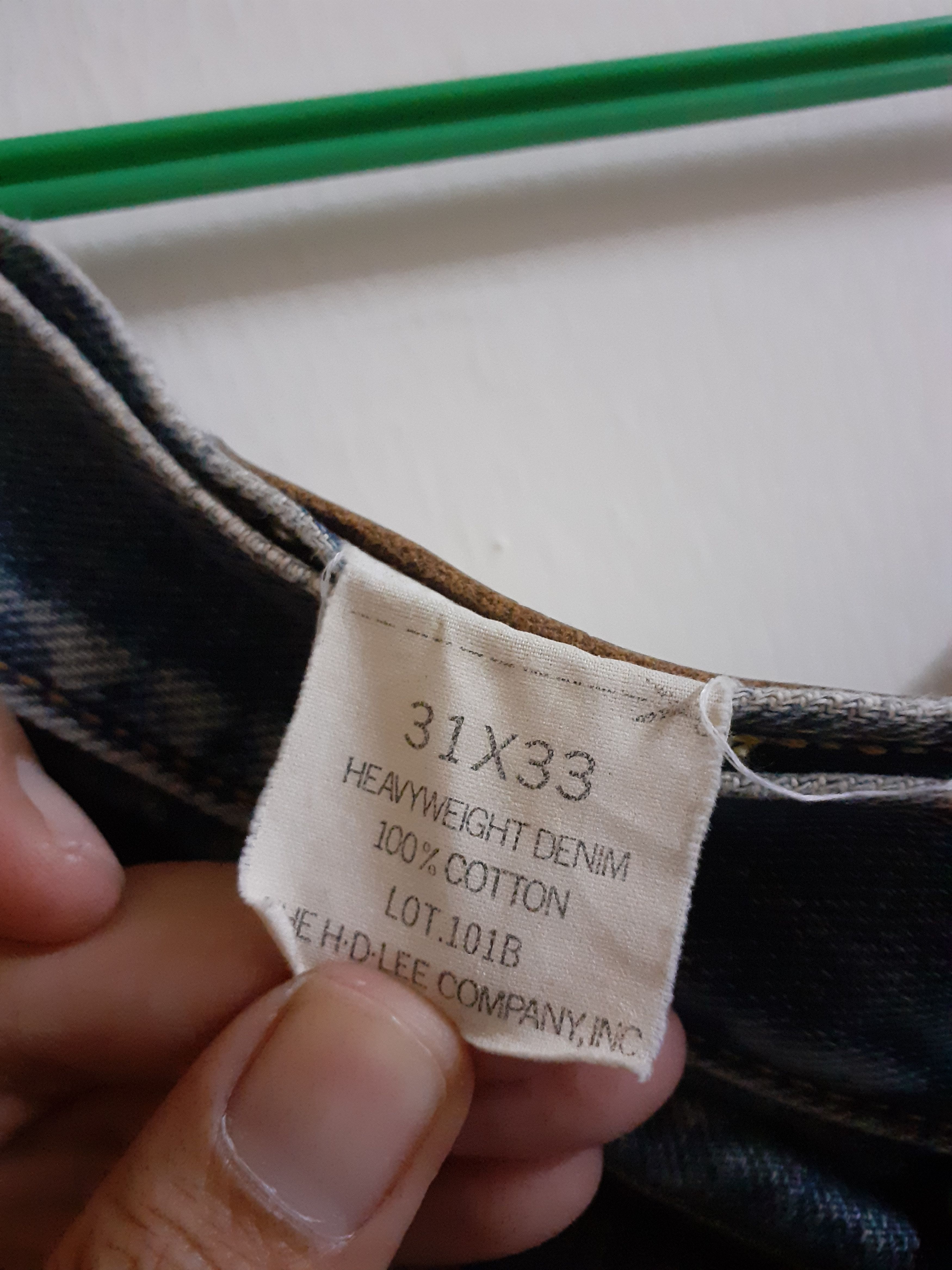 Lee Very Rare Distressed Vintage Lee Half Selvedge Jeans Size US 31 - 10 Thumbnail